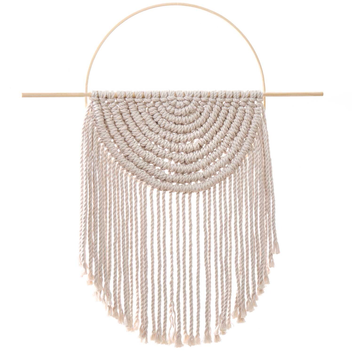 Makramee Set runder Wandbehang I aus Rico Macrame 