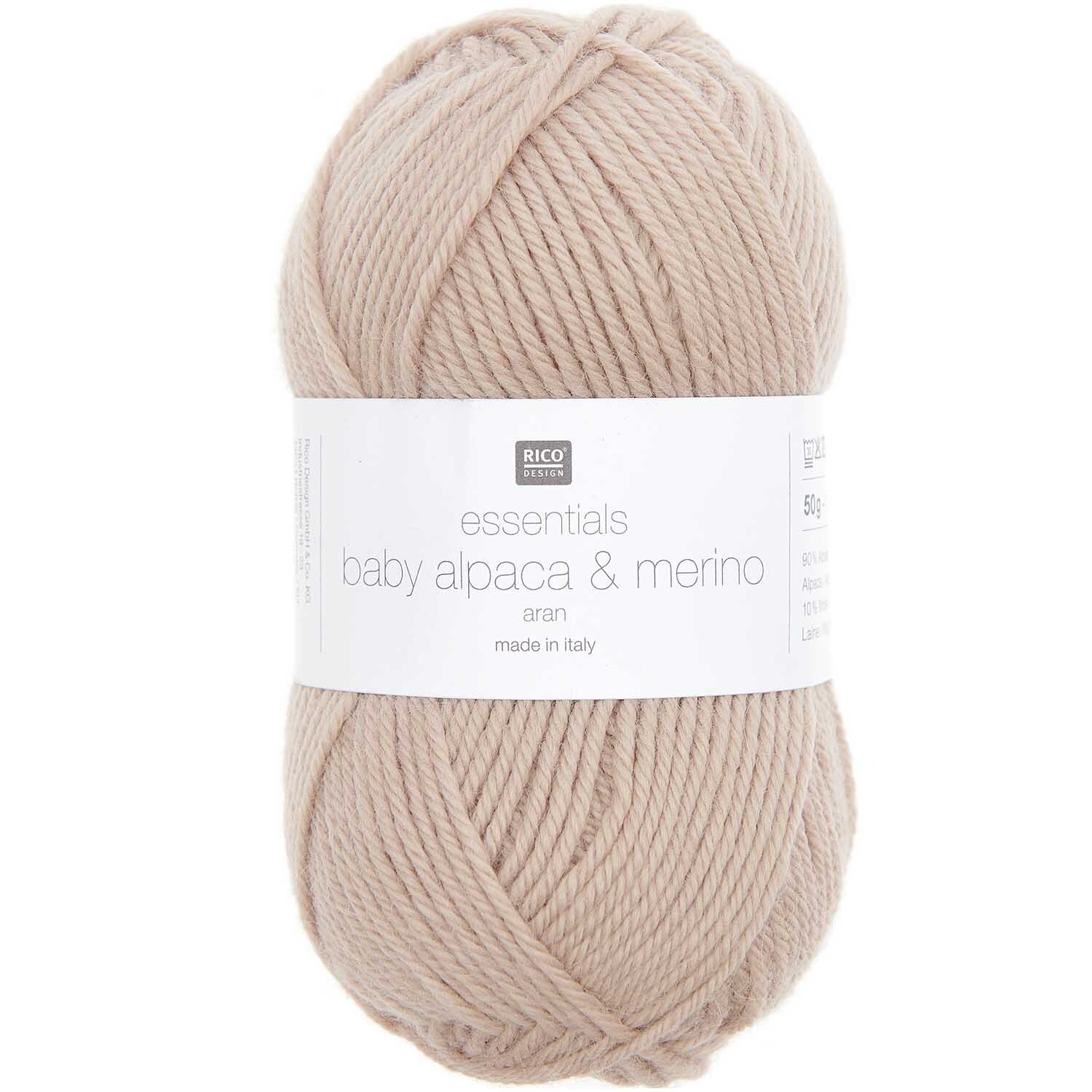 Essentials Baby Alpaca & Merino aran