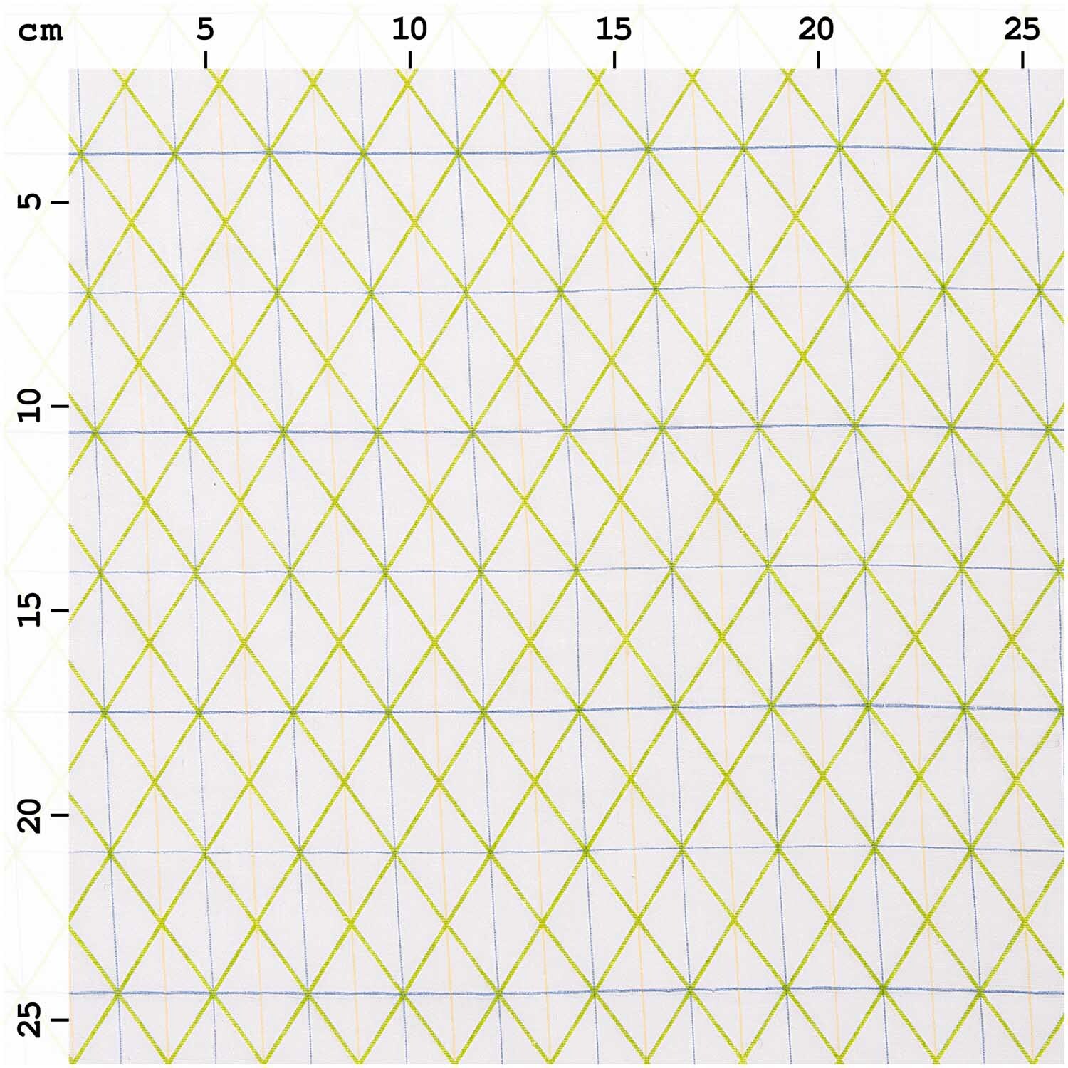 Musselin-Druckstoff Bunny Hop Raster weiß 140cm