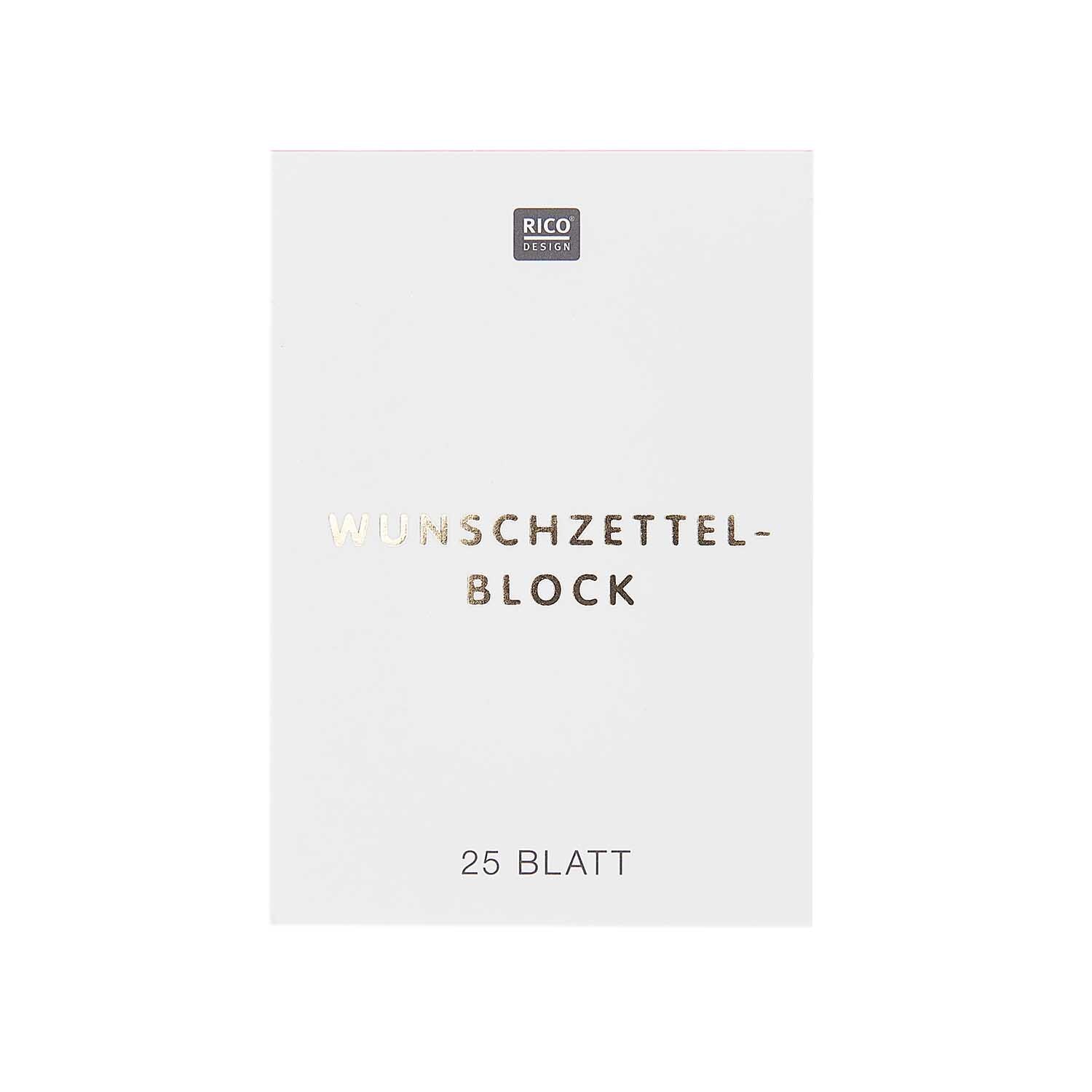 Paper Poetry Wunschzettelblock A8 25 Blatt 100g/m²