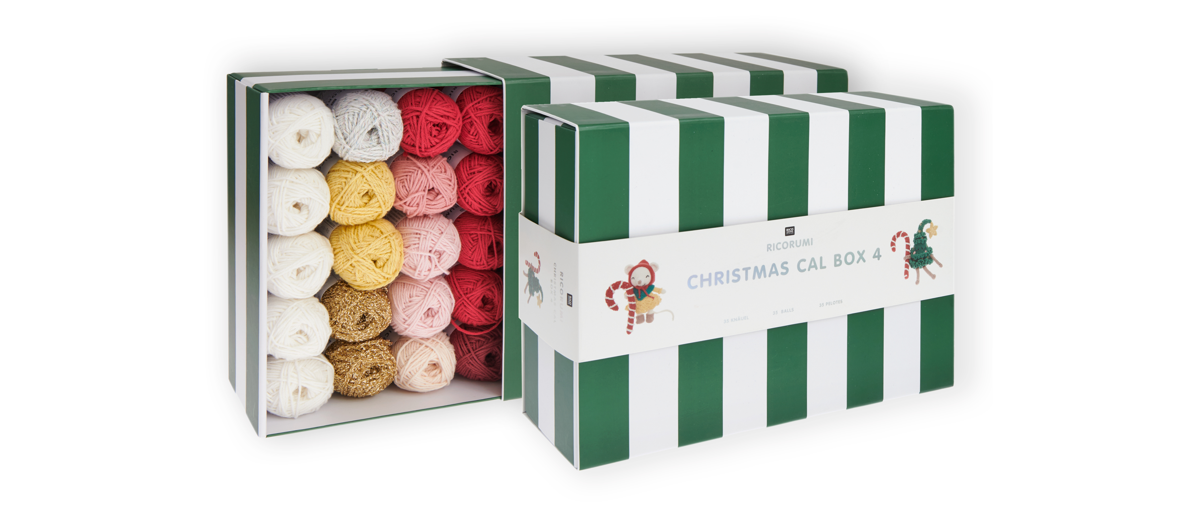 Ricorumi Christmas CAL Box 4 Candy Cane