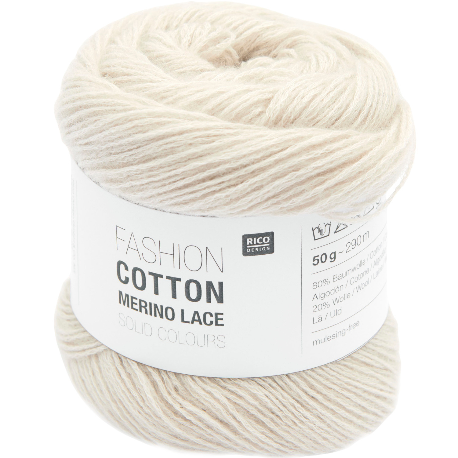 Fashion Cotton Merino Lace Solid Colours 