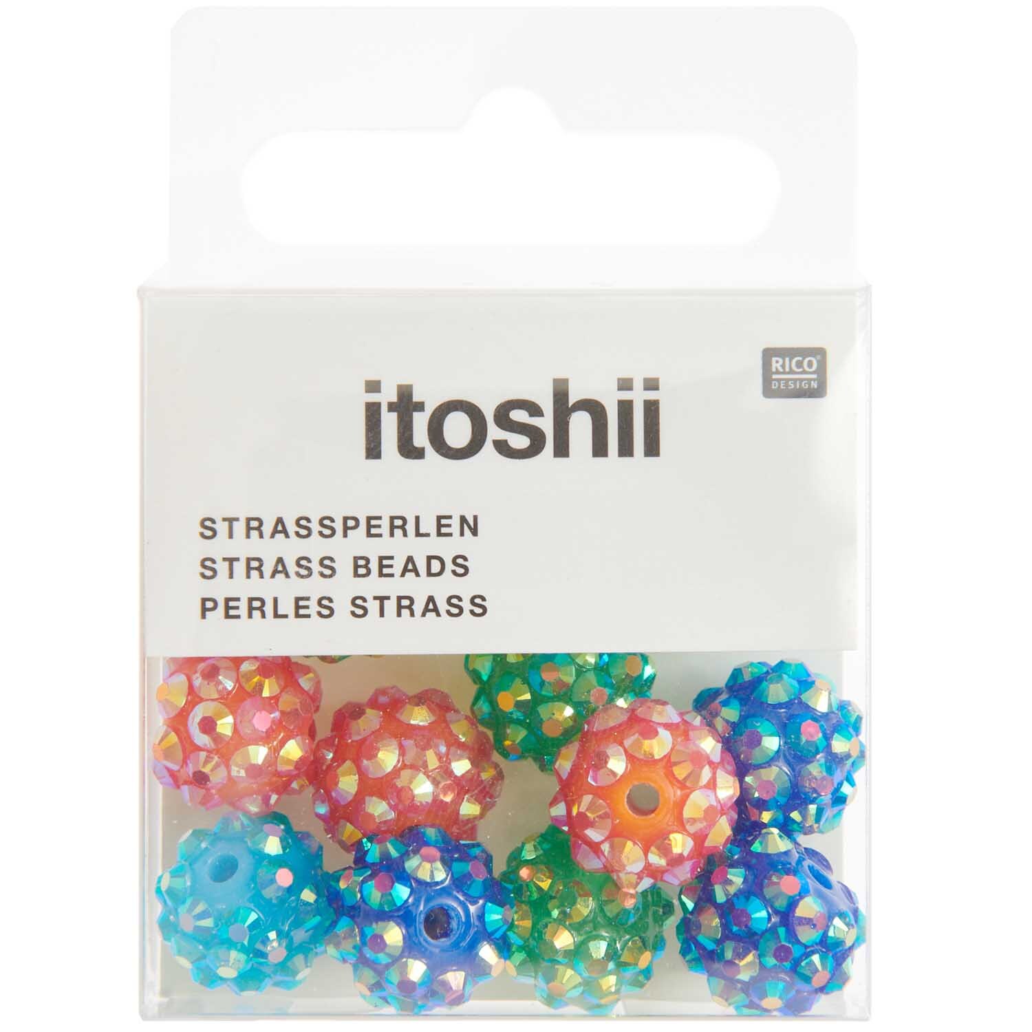 itoshii Strassperlen classic Mix 11mm 12 Stück