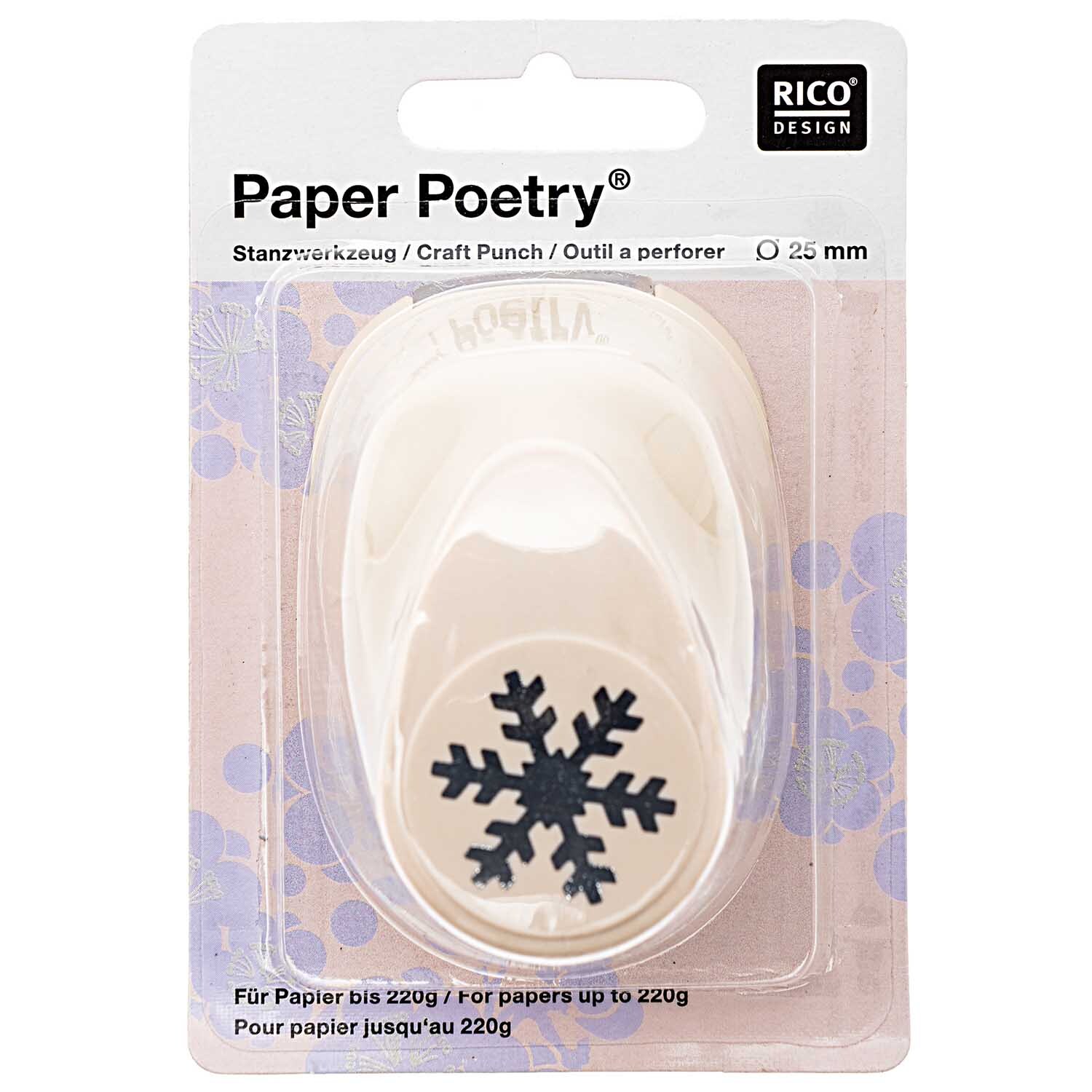 Paper Poetry Stanzer Eiskristall 2,5cm