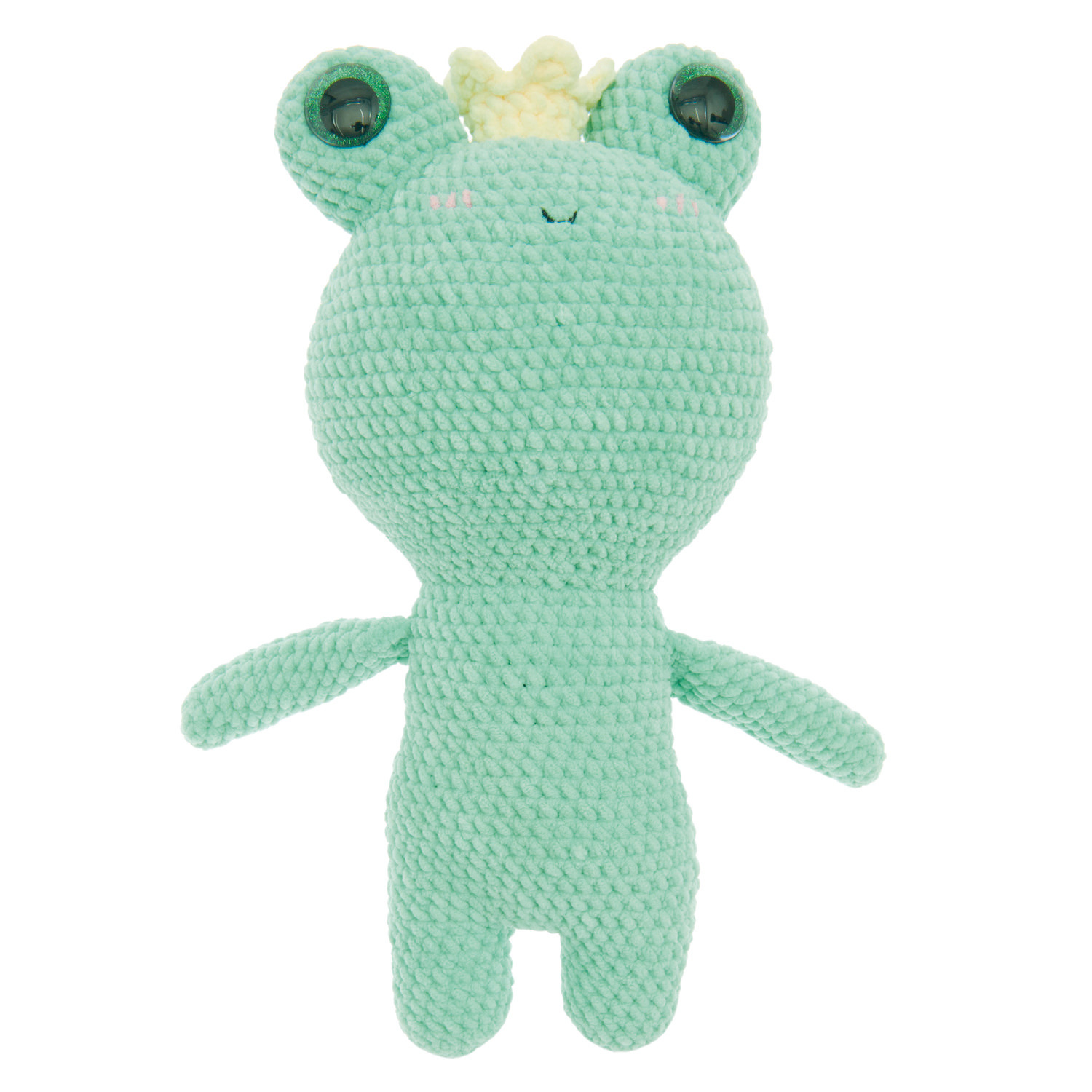 Häkelset Cute Crowned Frog Modell 05 aus Chenillove Big Cuties