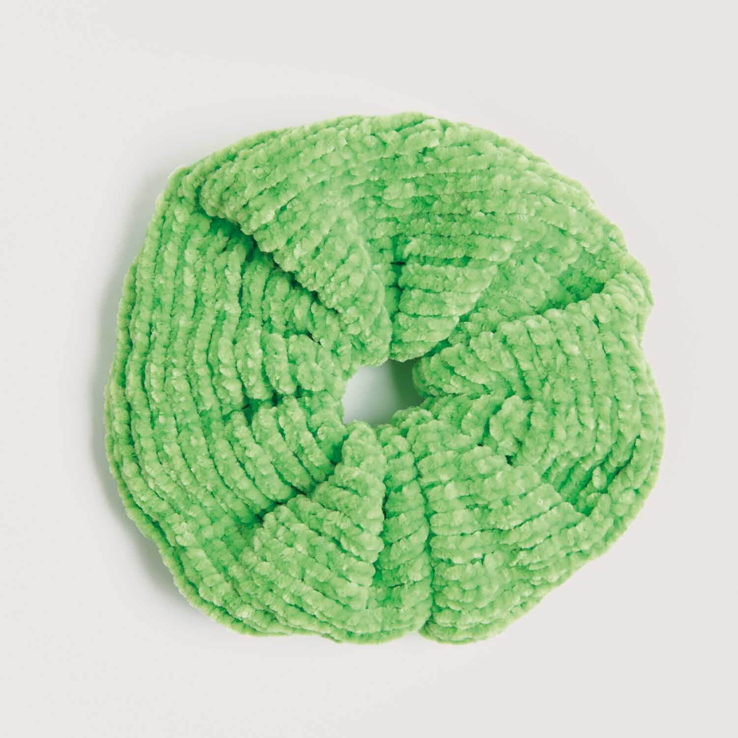 Material Scrunchie Neon Grün