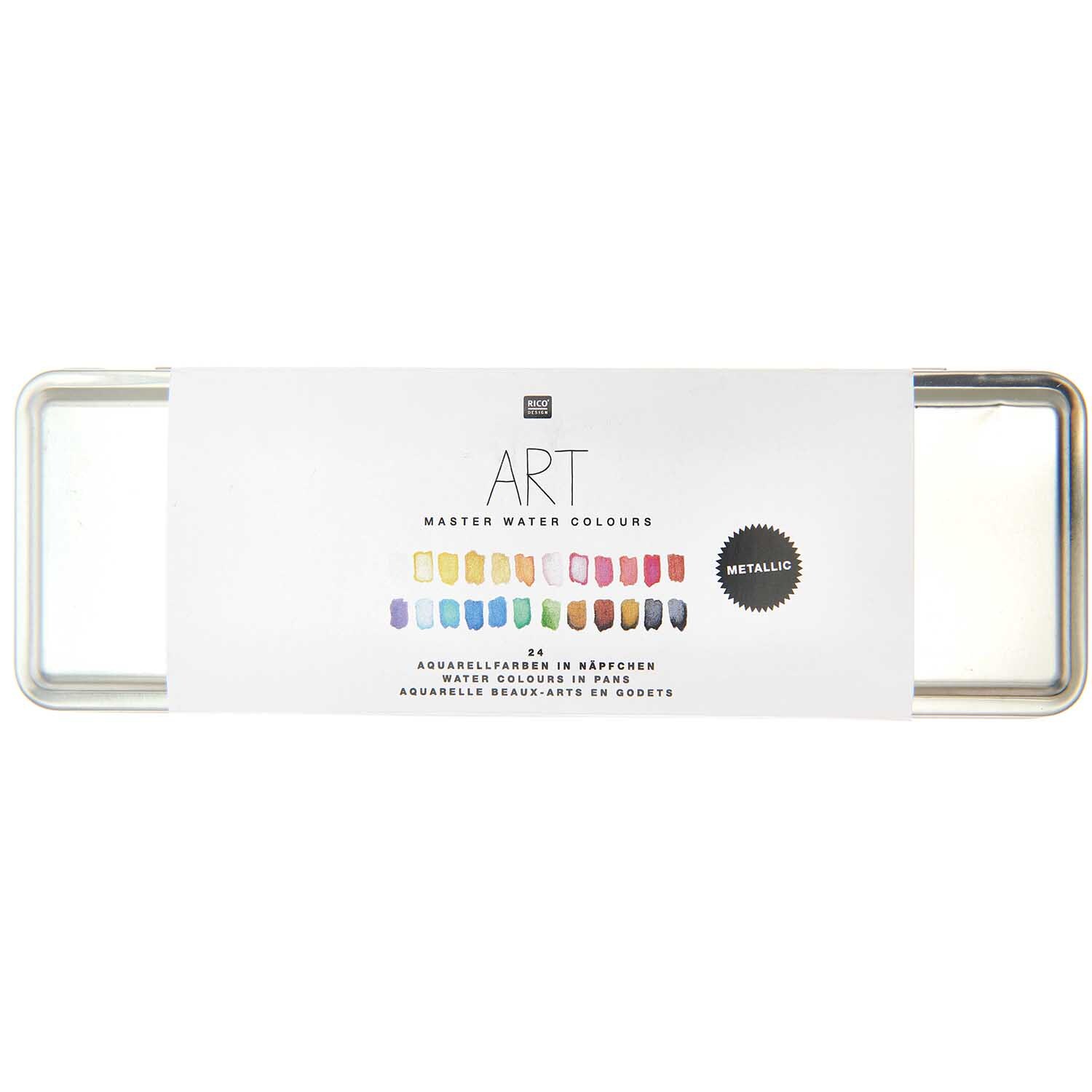 ART Master Metallic Aquarellfarben 24 Farben