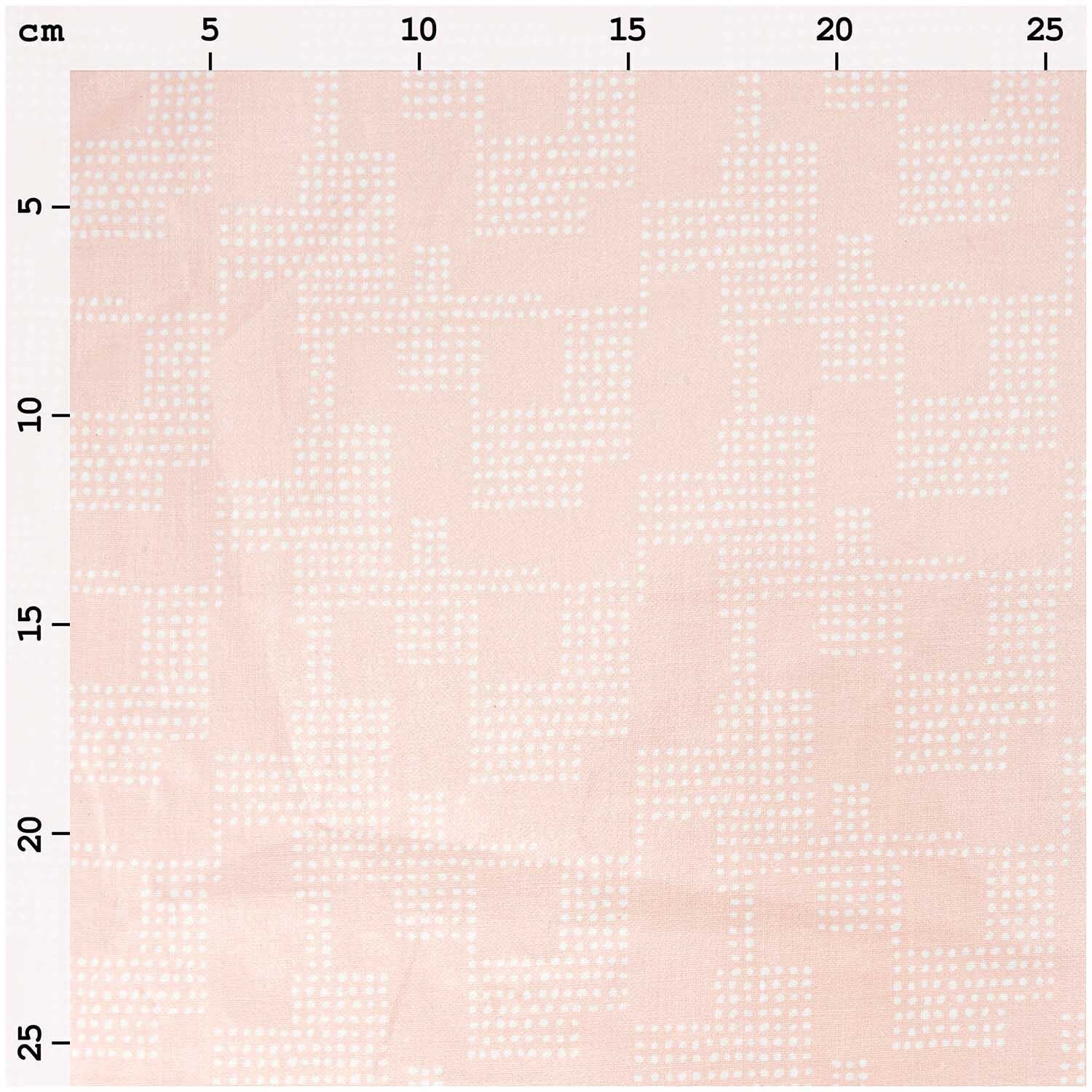 Druckstoff grafisches Muster altrosa 140cm beschichtet