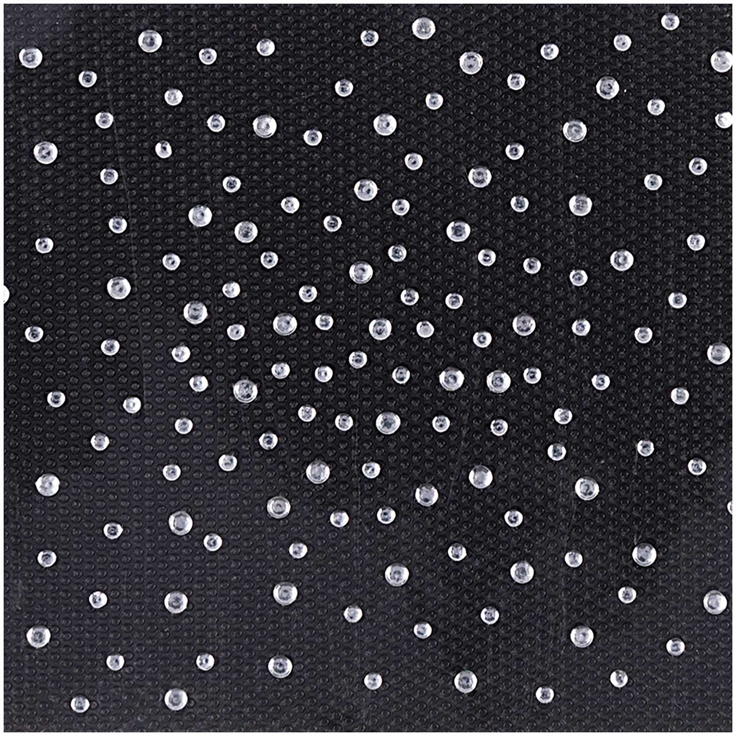 Bügelmotiv Sprenkel 80x74mm Strass