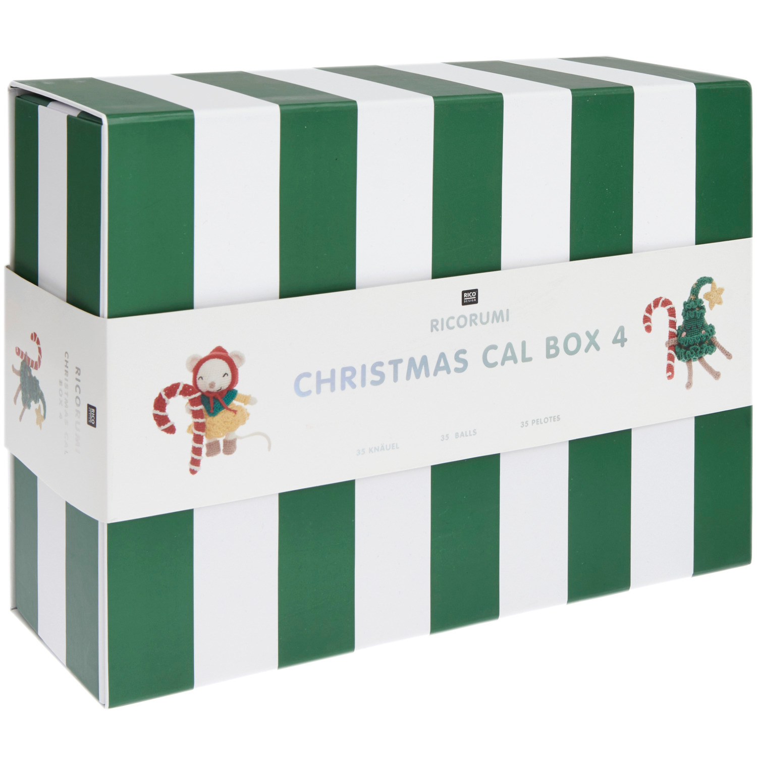 Creative Ricorumi dk Christmas CAL Box 4 Candy Cane