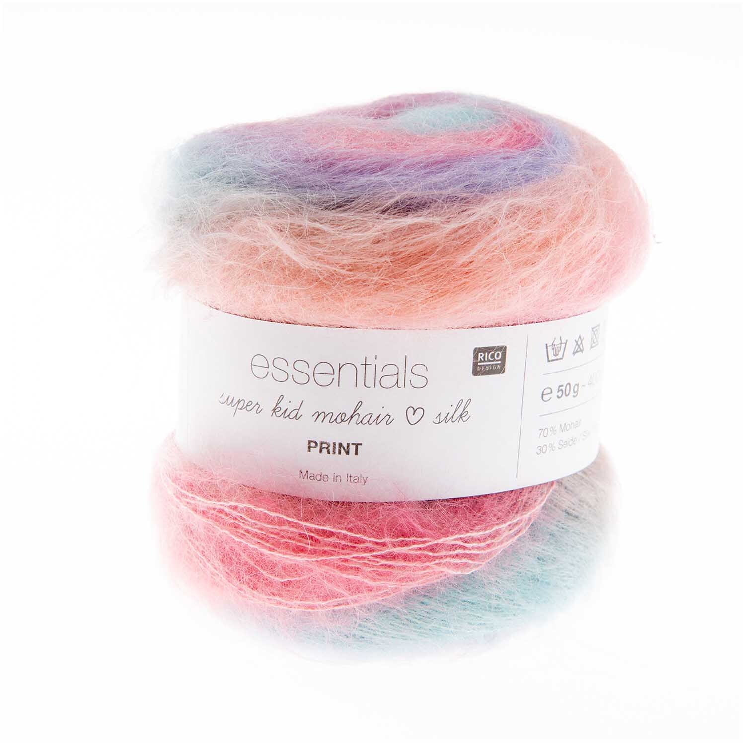 Essentials Super Kid Mohair Loves Silk Print