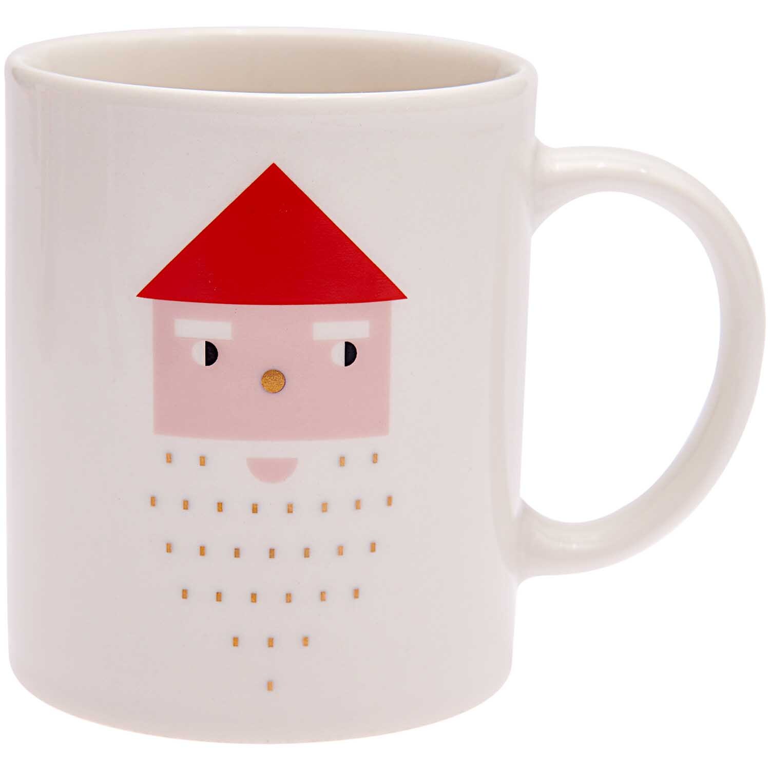 Porzellan Tasse Santa 8x9,5cm