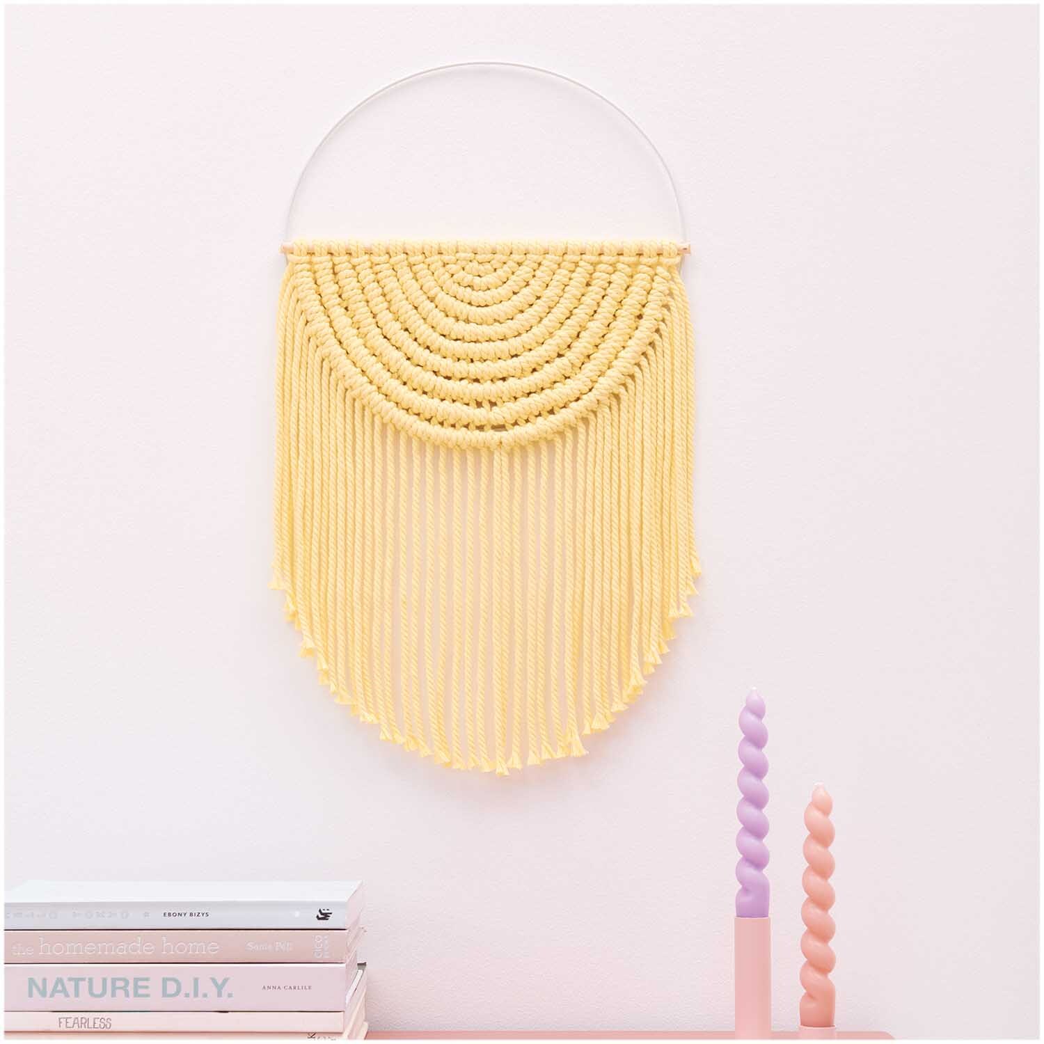 Makramee Set runder Wandbehang I aus Rico Macrame 