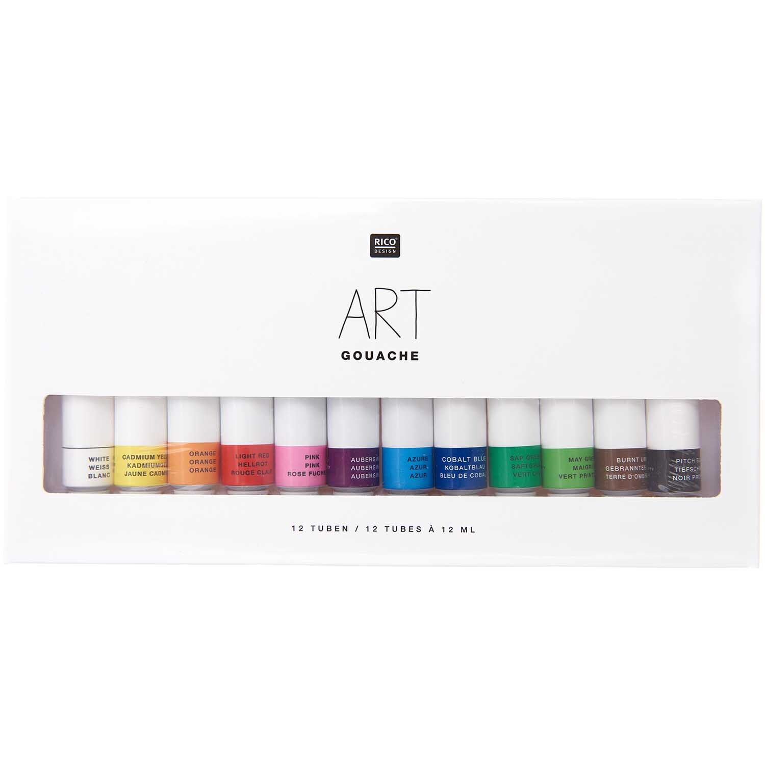 ART Gouache Set Basic 12x 12ml