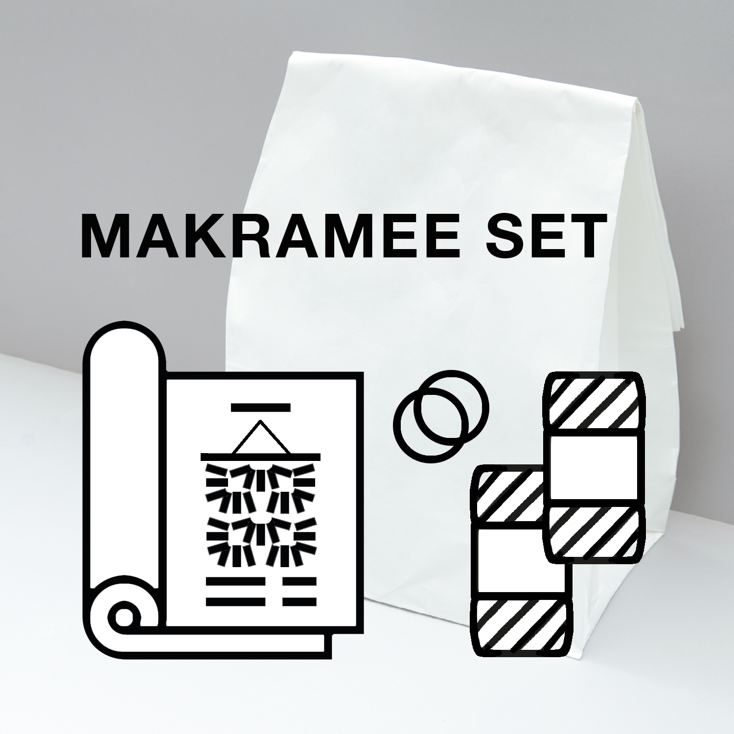 Makramee Set Blumenampel aus Rico Macrame