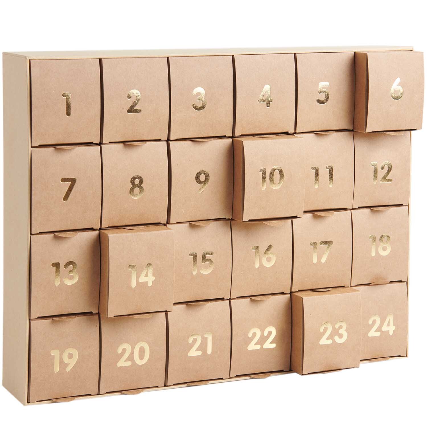 Adventskalender zum Befüllen 36,5x29x6cm