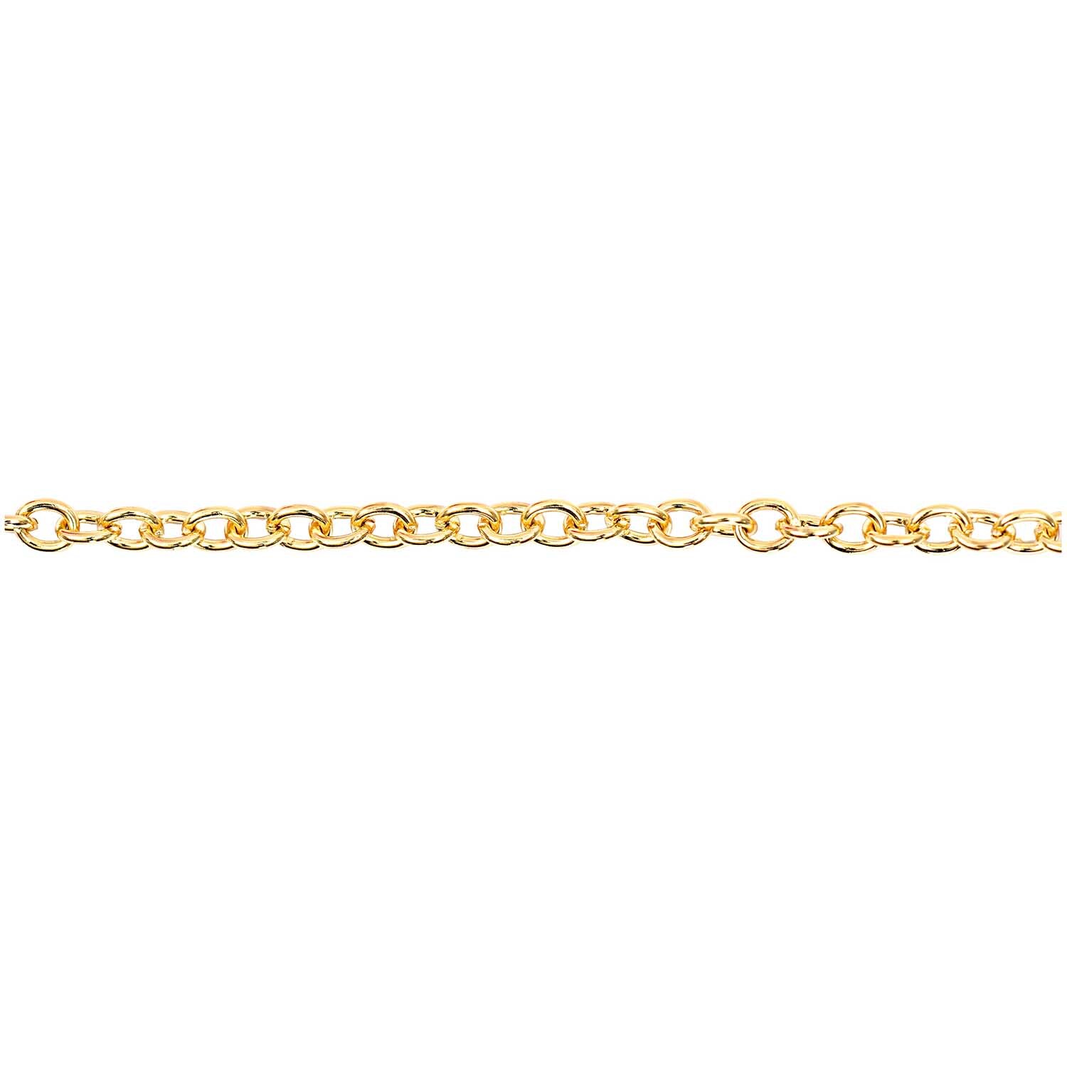 Gliederkette gold 7-8mm 1m