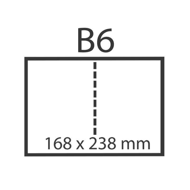 Klappkarte Essentials B6 5 Stück