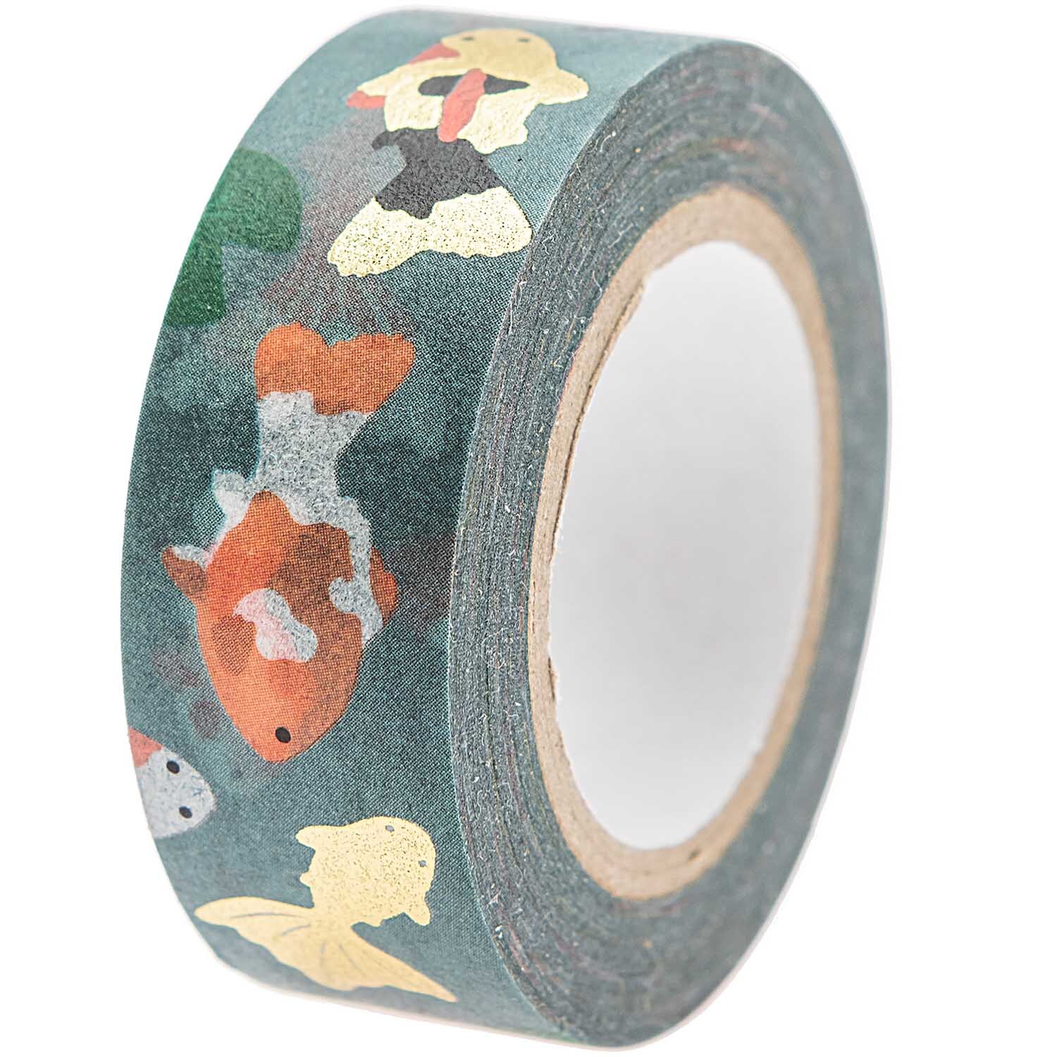 Paper Poetry Tape Jardin Japonais Kois 1,5cm 10m