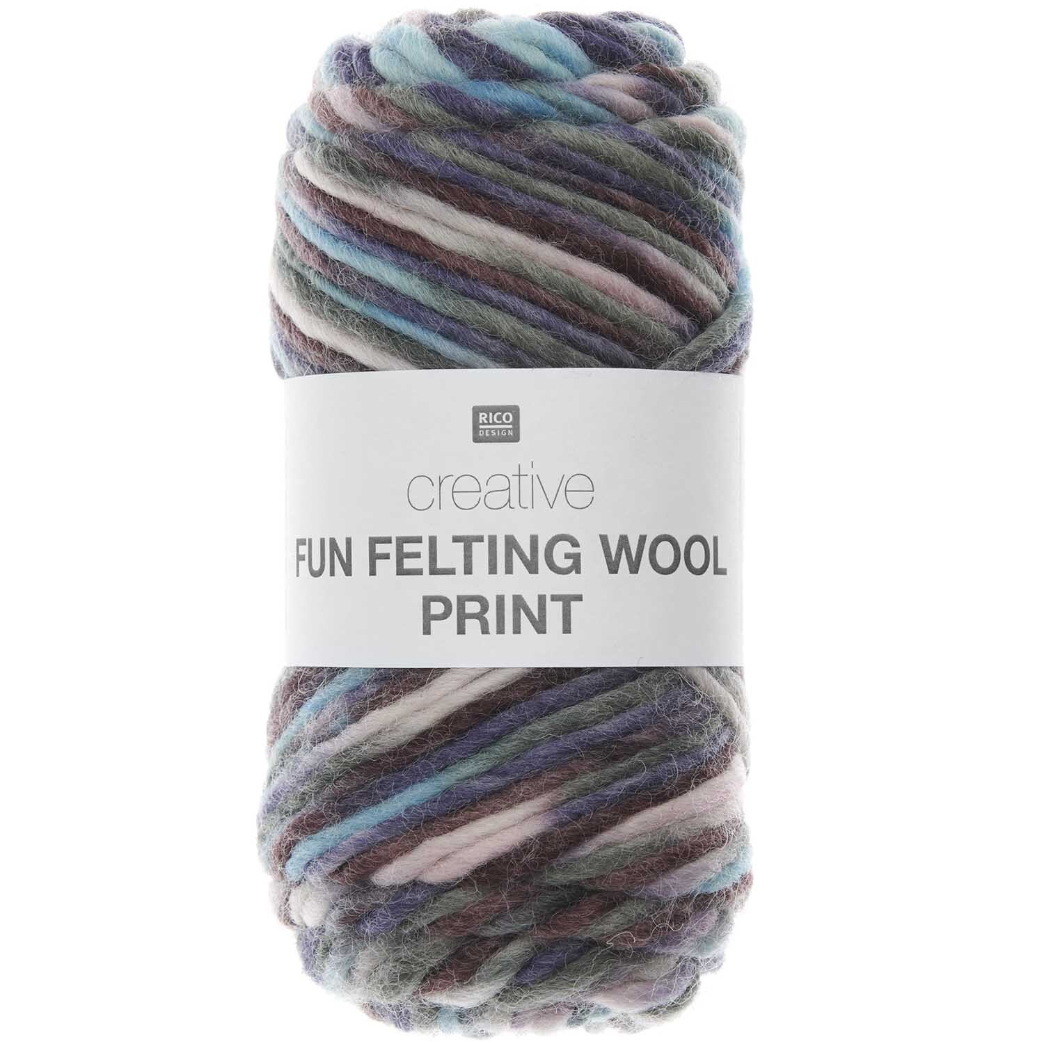 Creative Fun Felting Wool Print