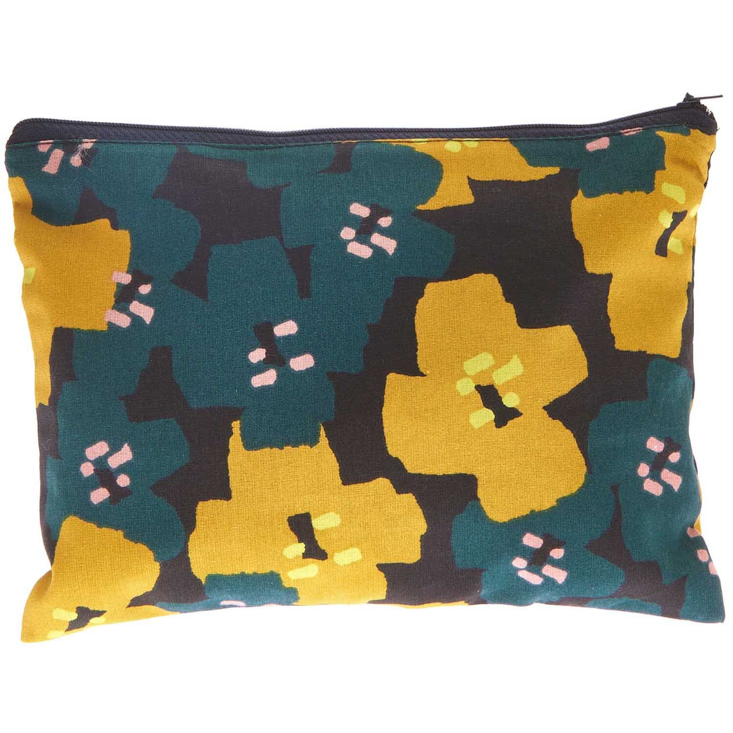 Pouch Okina Hana Blumenprint 17x23cm