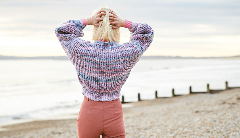 Strickanleitung Pullover aus Creative Melange Chunky