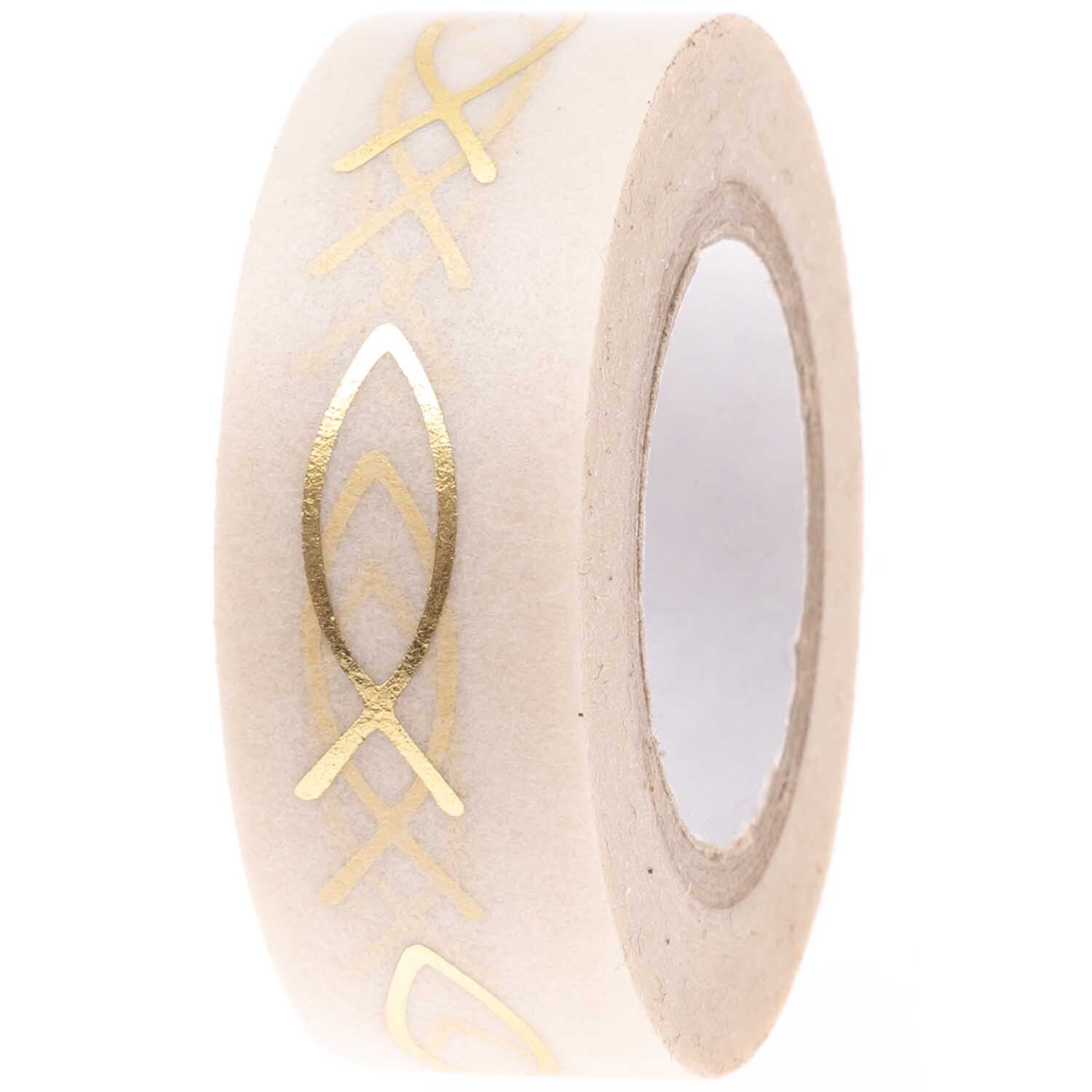 Paper Poetry Tape Fische gold 1,5cm 10m