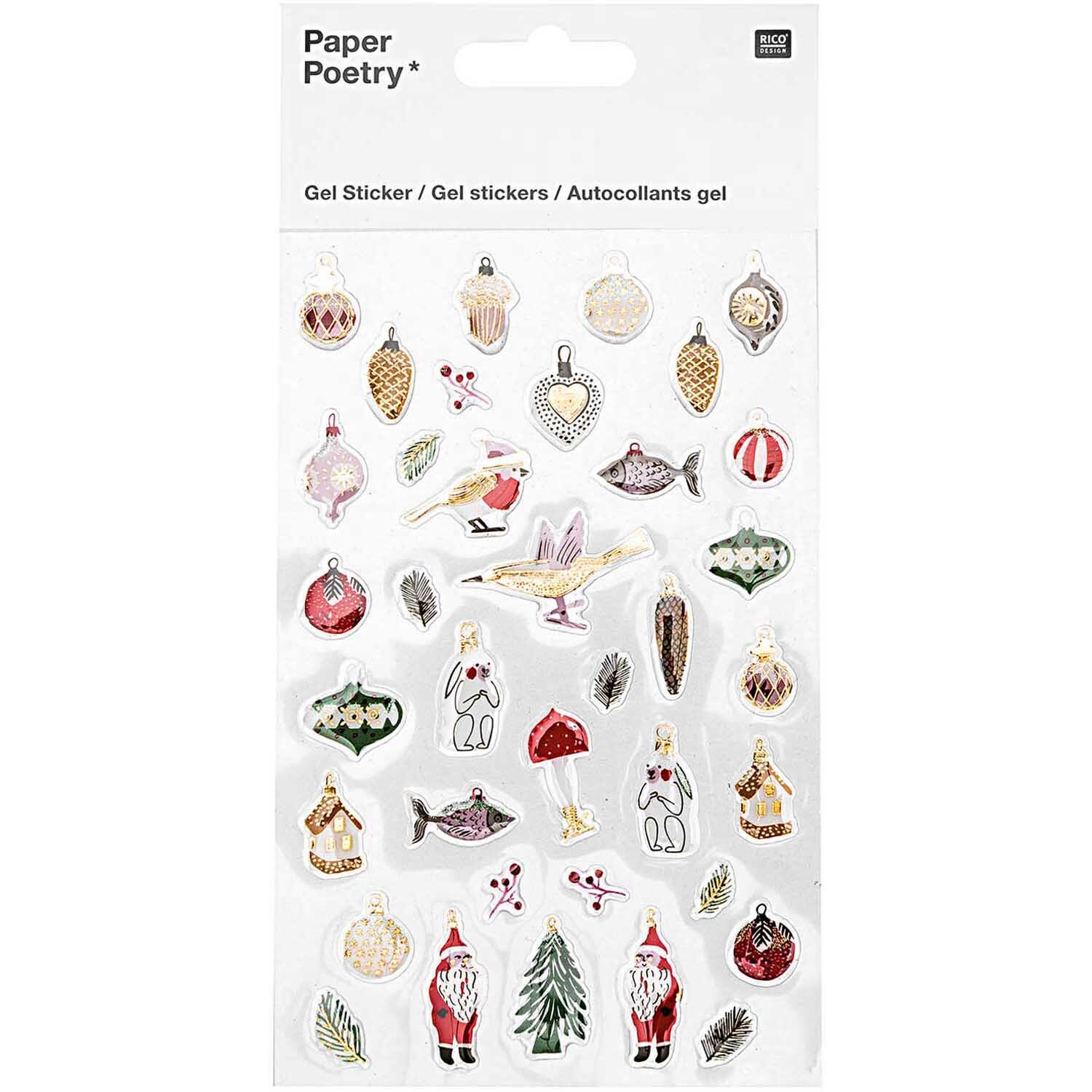 Paper Poetry Gelsticker Nostalgic Christmas classic