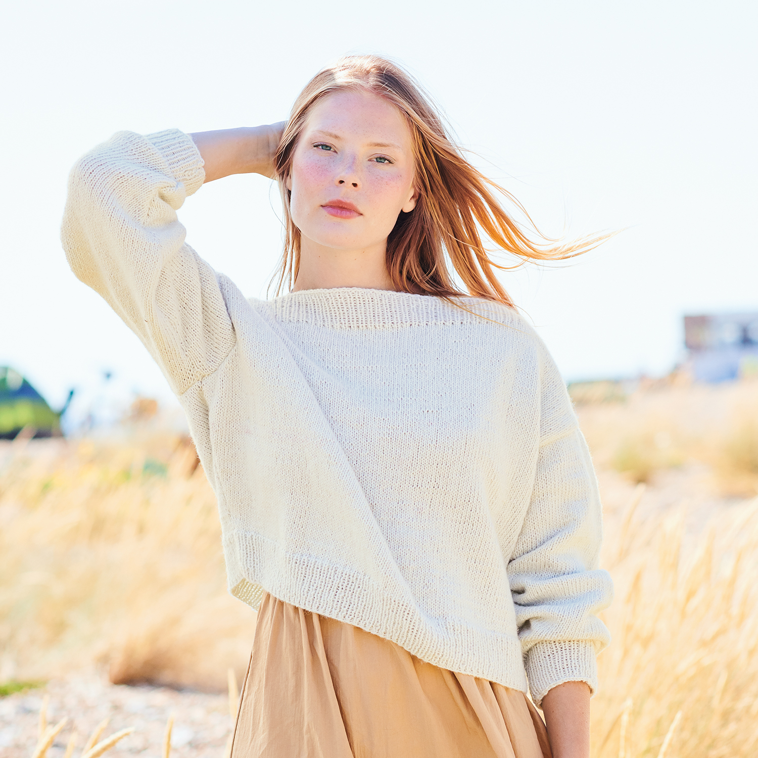 Strickanleitung Pullover aus Creative Cotton Fleece dk