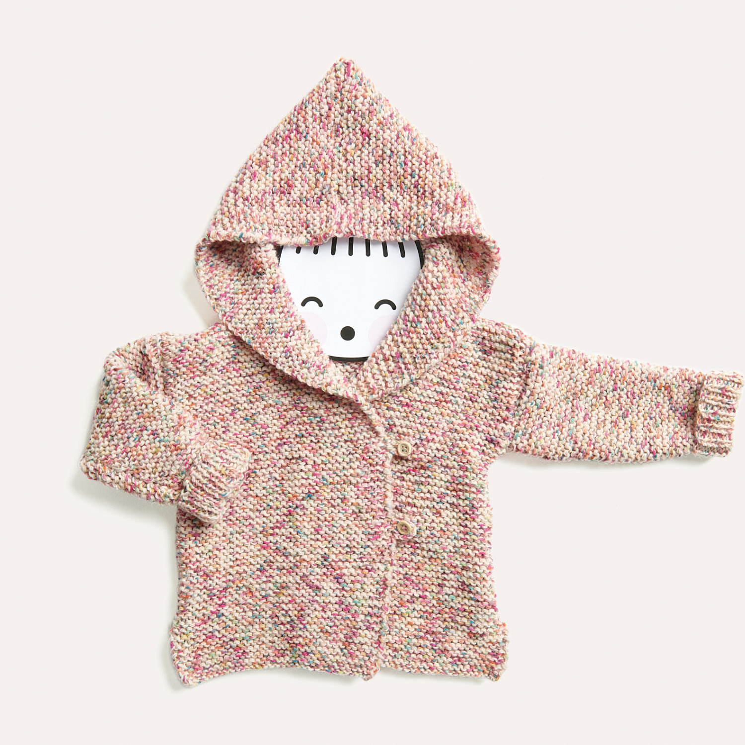 Strickset Jacke Modell 11 aus Rico Baby Merino 02