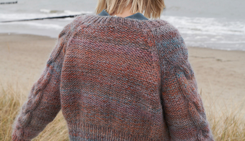 Strickanleitung Jacke aus Creative Mohair Melange