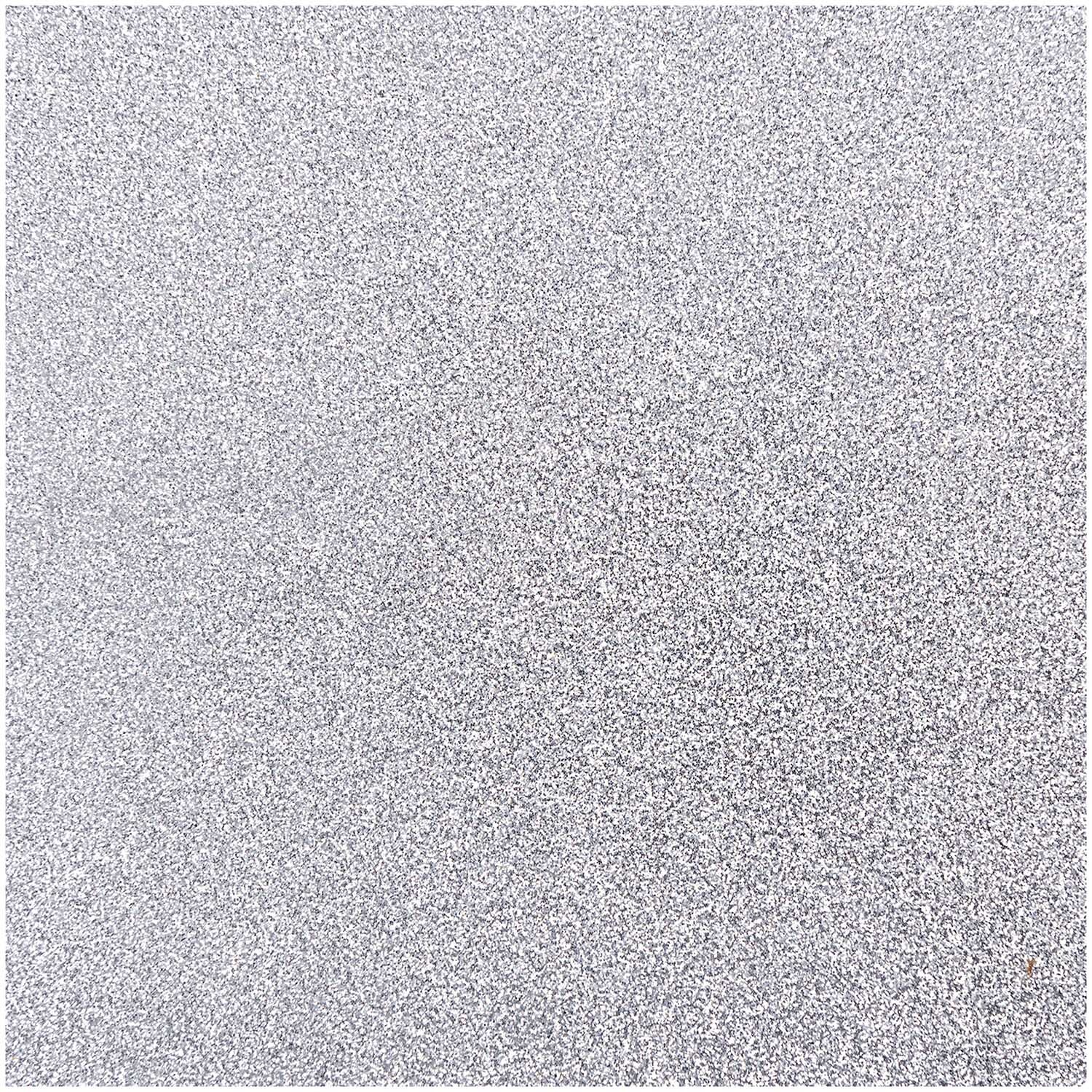 Bügelbogen für eigene Motive silber glitter 15x18,5cm