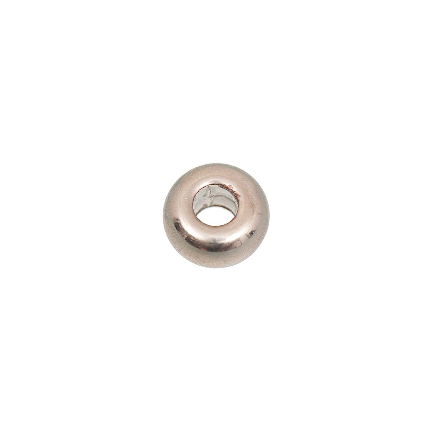 Hülse roségold 10x6mm 12 Stück