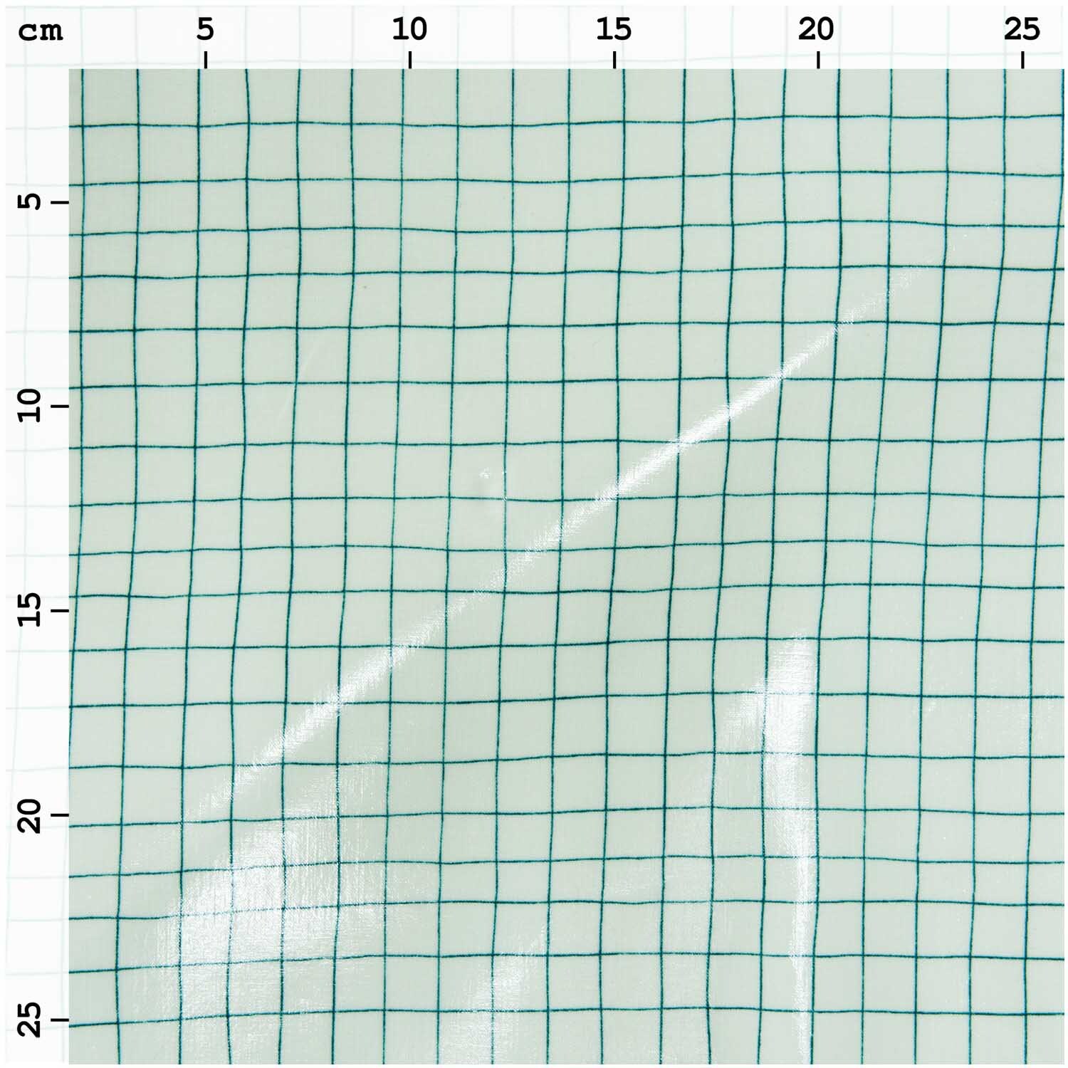 Druckstoff beschichtet Hygge kariert mint-grün 140cm