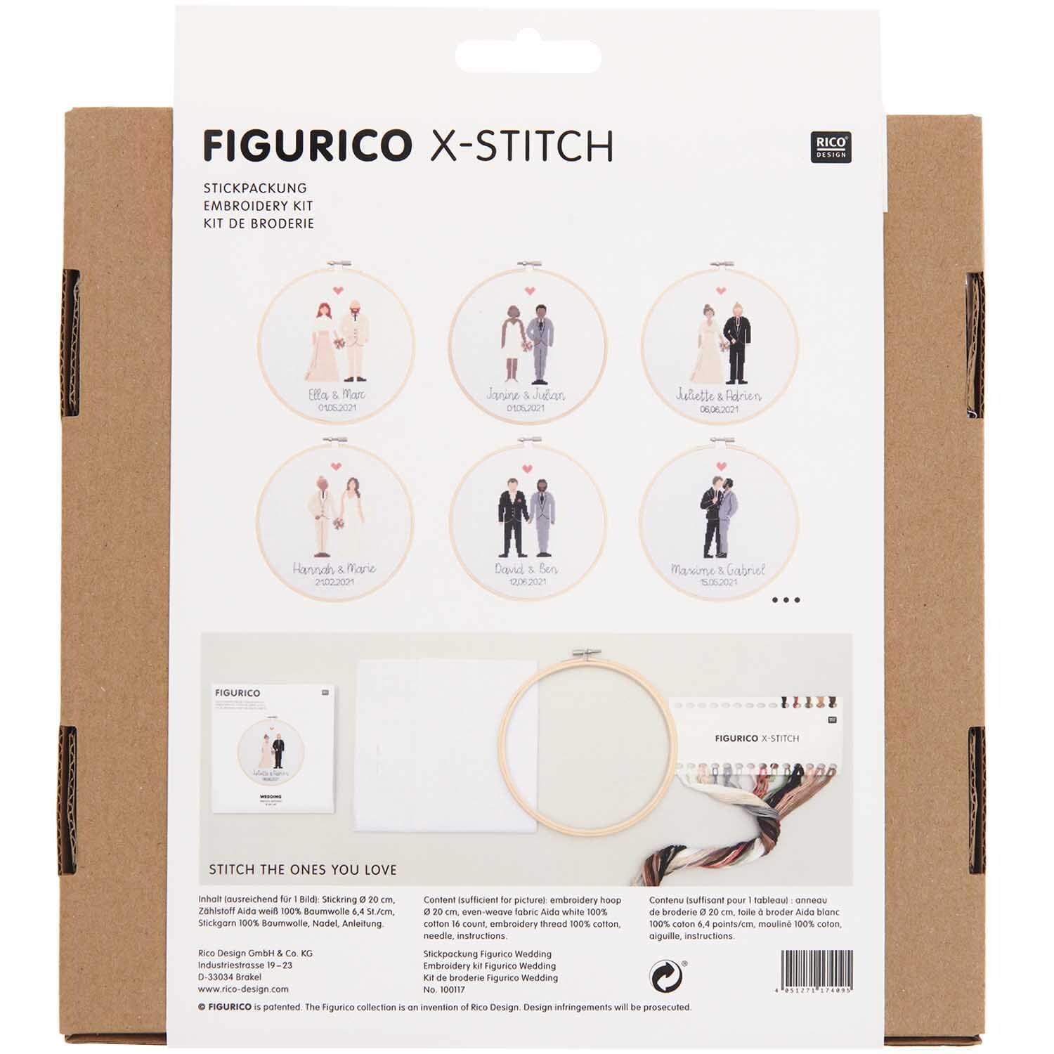 Figurico Stickpackung Wedding Ø 20cm