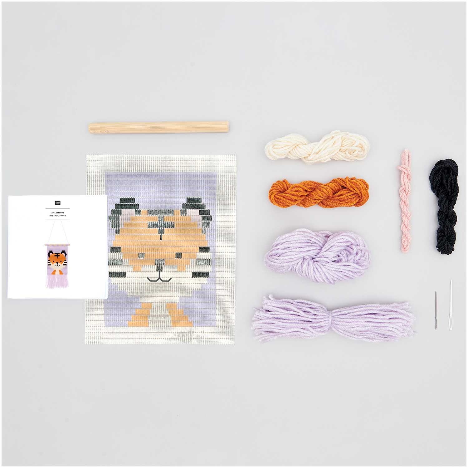 Longstitch Stickpackung Tiger