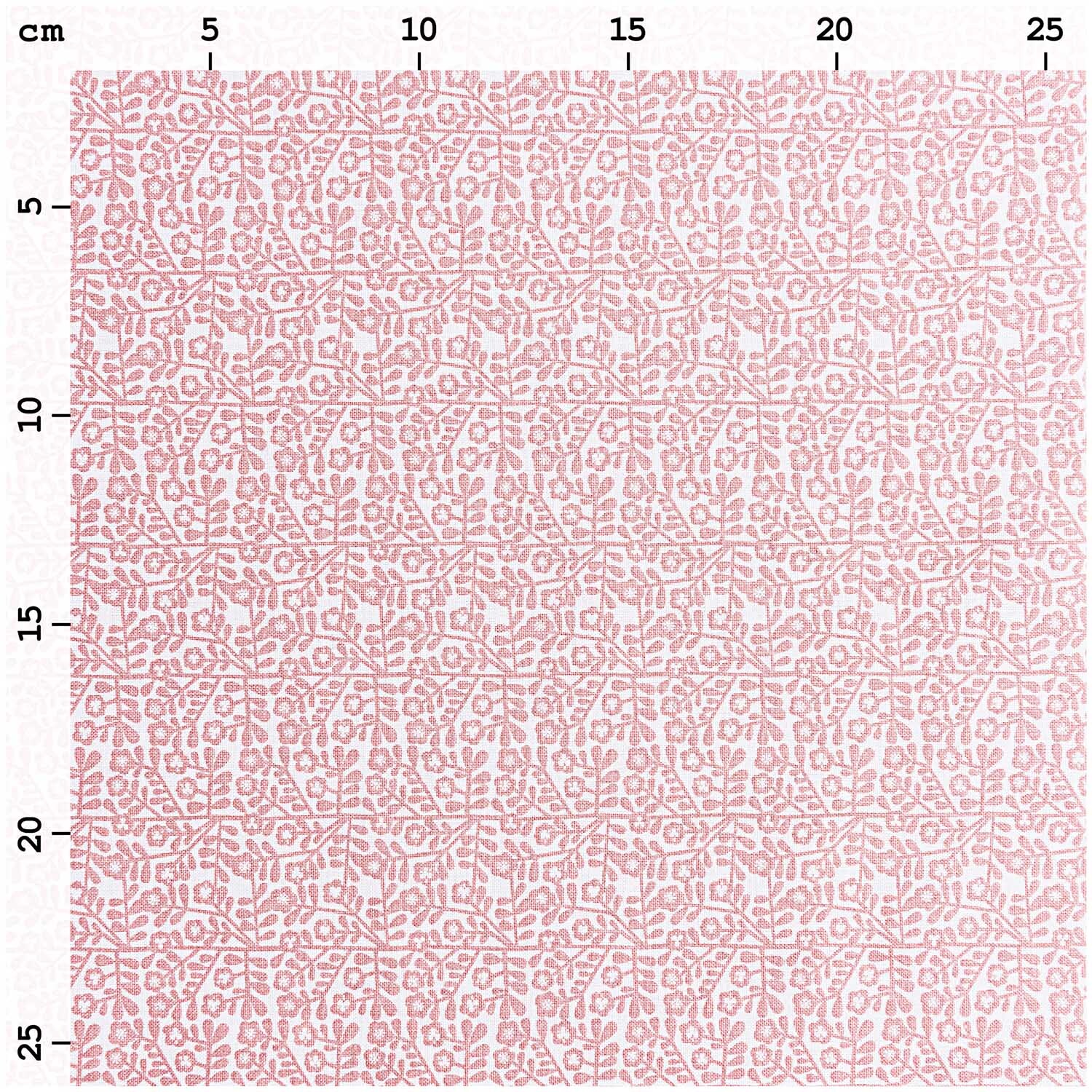 Druckstoff kleine Blumen blassrosa 140cm