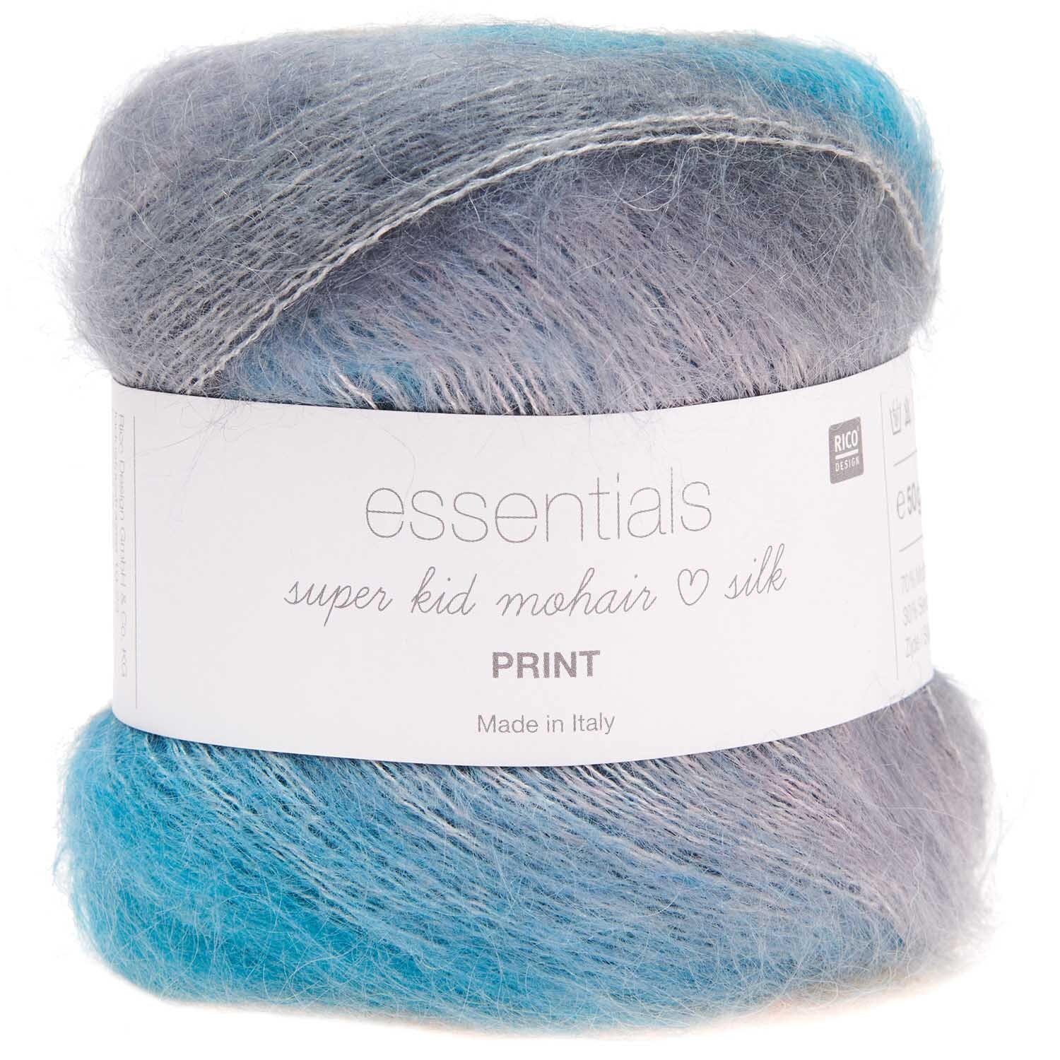 Essentials Super Kid Mohair Loves Silk Print