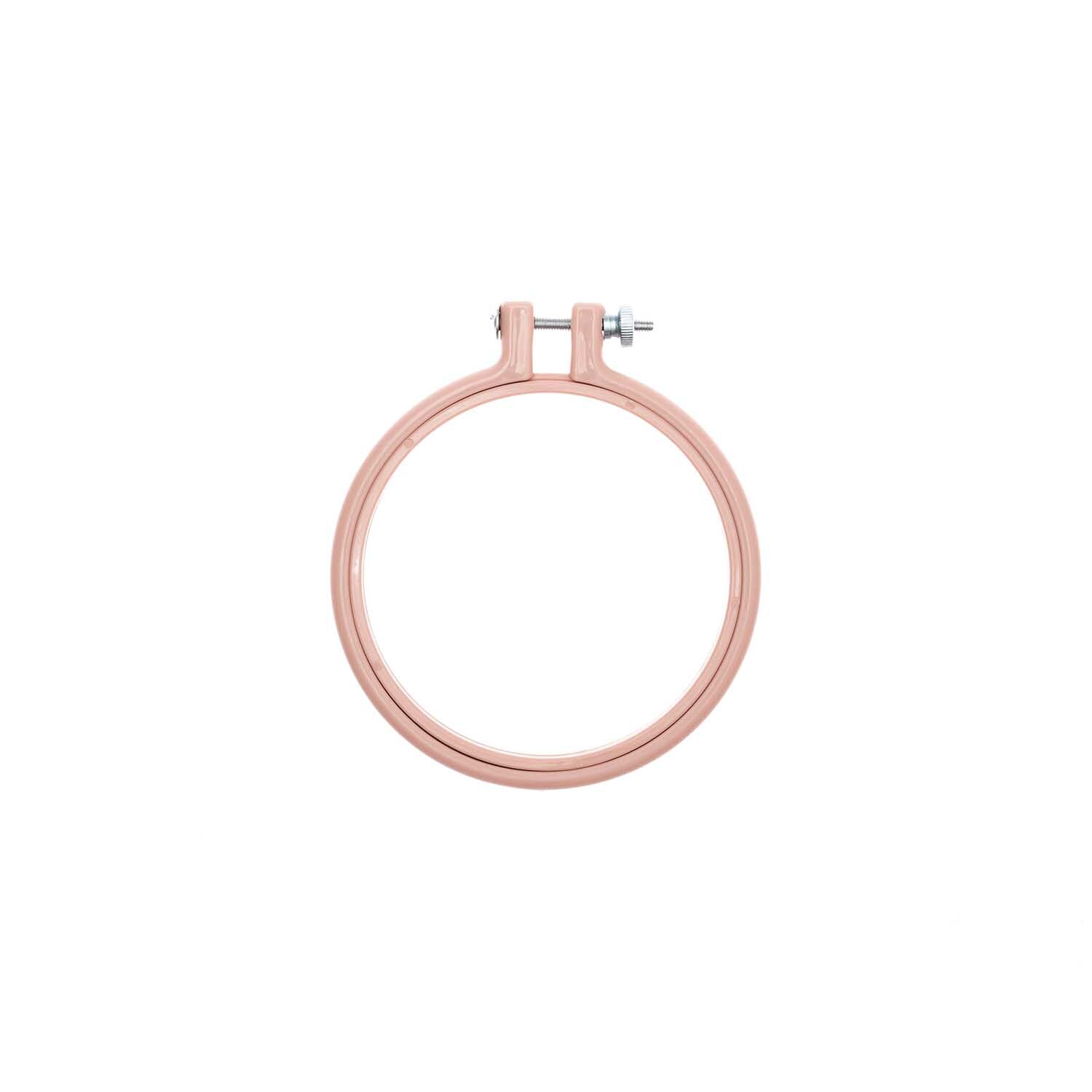 Stickring aus Kunststoff rosa 10,1cm