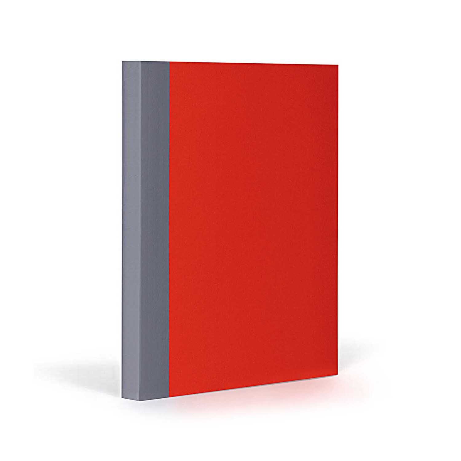 Notizbuch A5 liniert cherry-grey