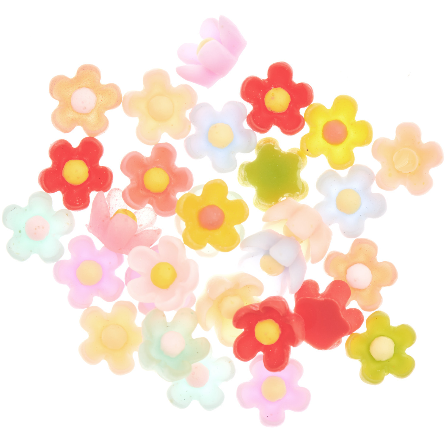 Füllmaterial für Resin Blumen Bunt 