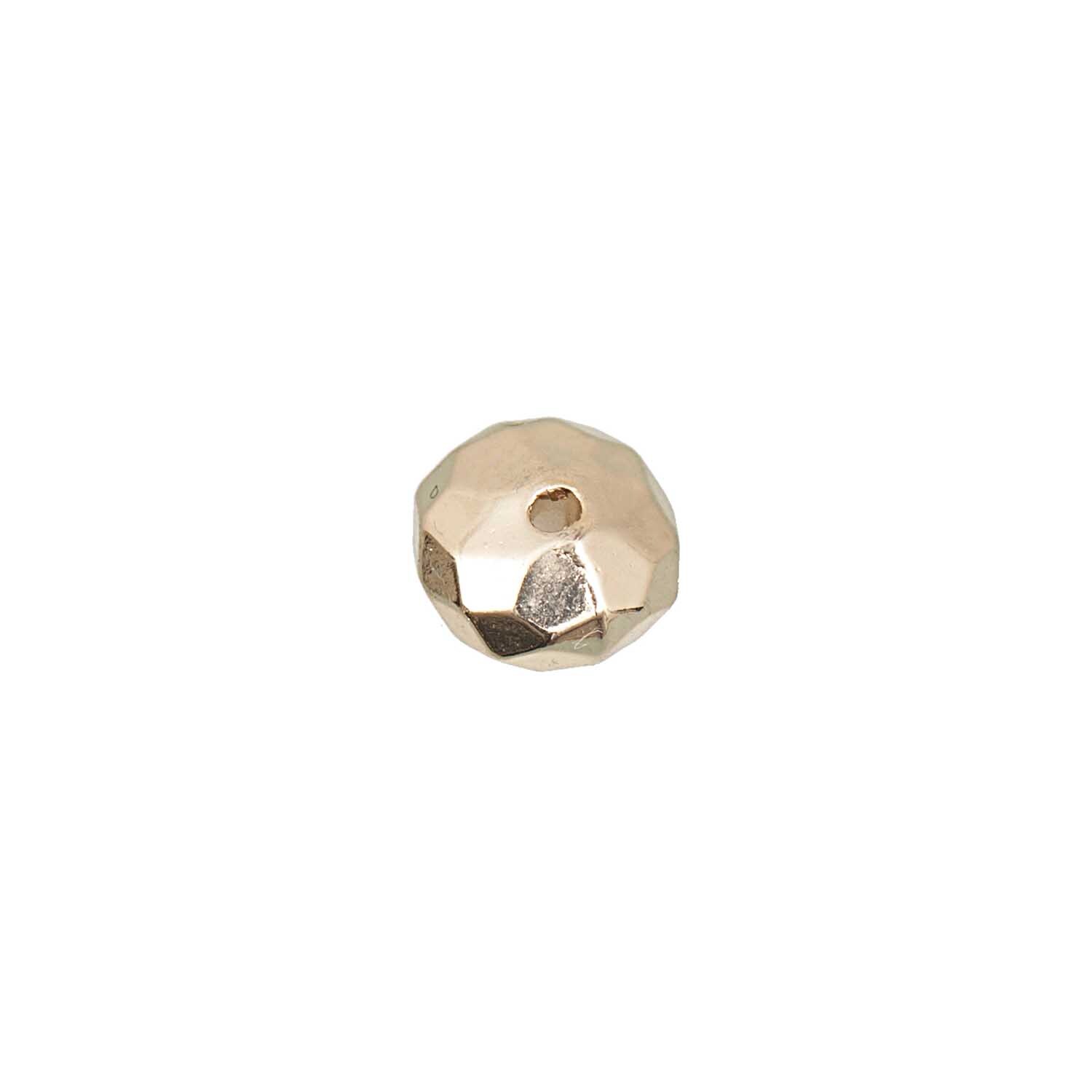 Diskus mit Facetten gold 9x6mm 20 Stück