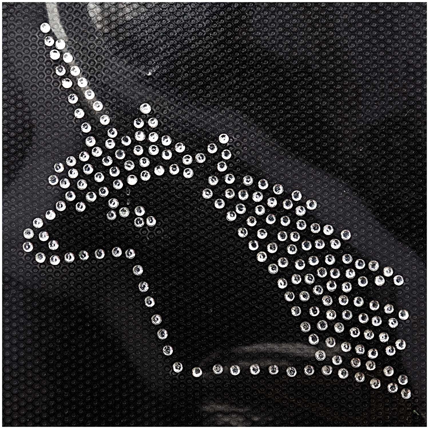 Bügelmotiv Einhorn 60x65mm Strass