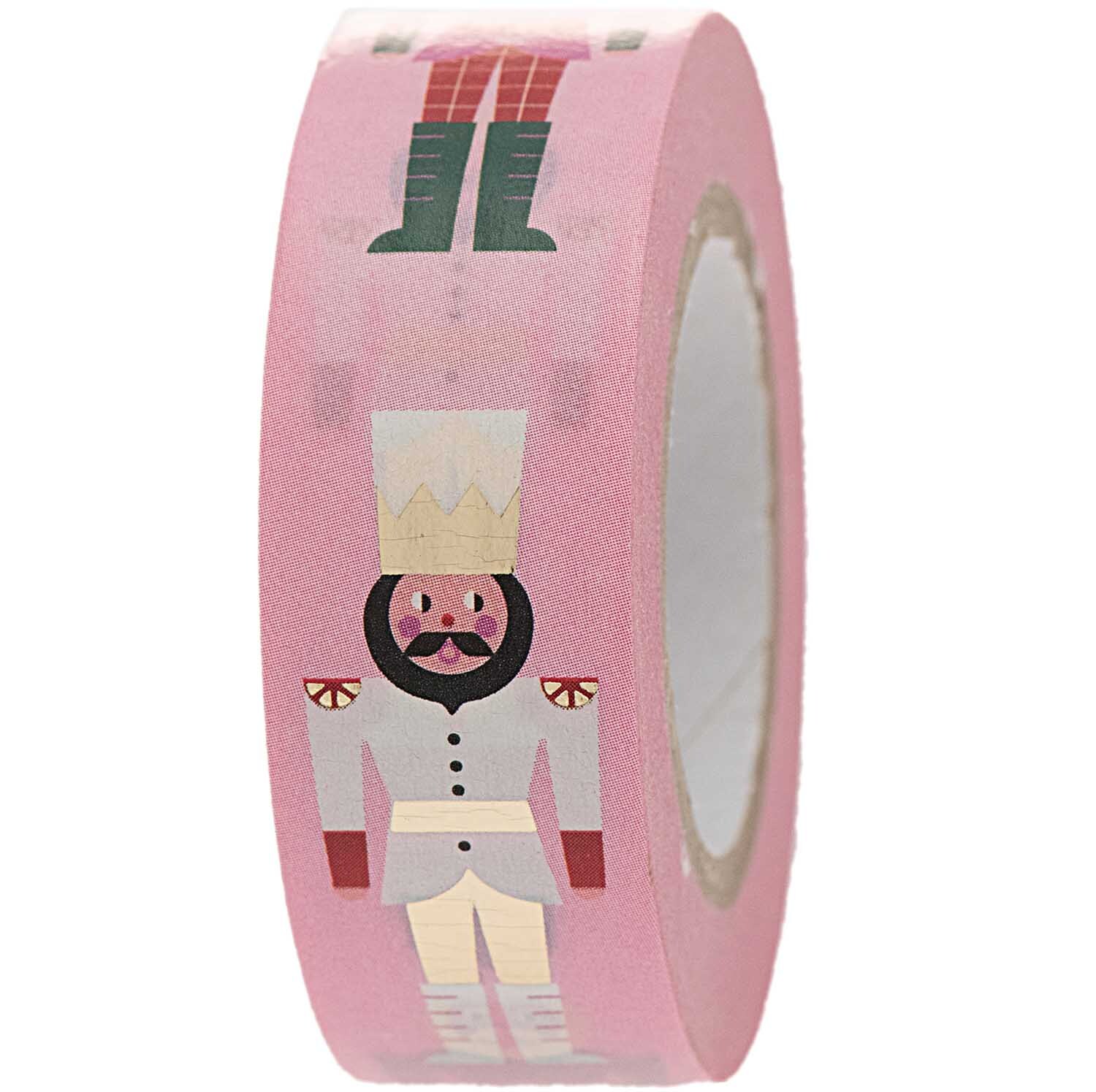 Paper Poetry Tape Nussknacker pink 1,5cm 10m