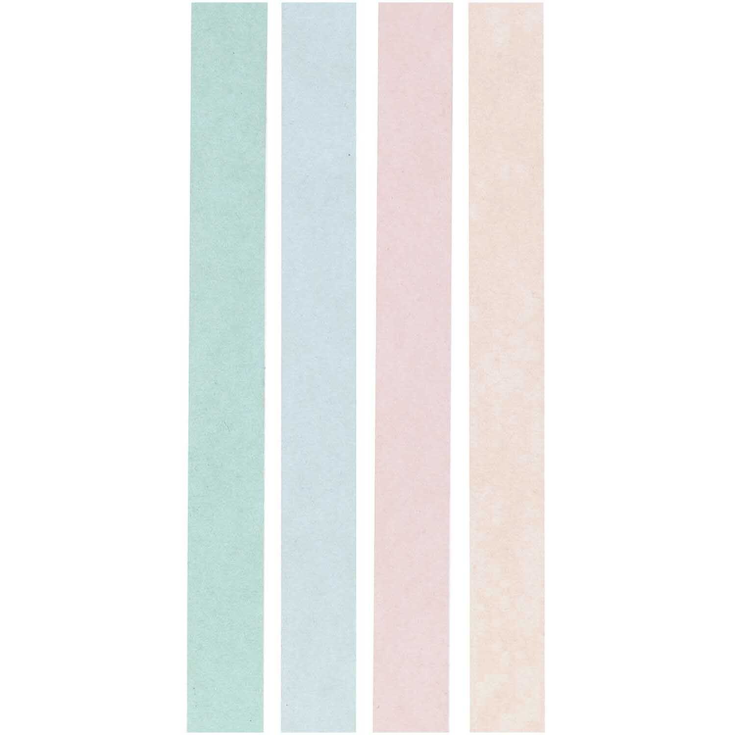 Paper Poetry Tape Set Glitter pastell 15mm 5m 4 Stück