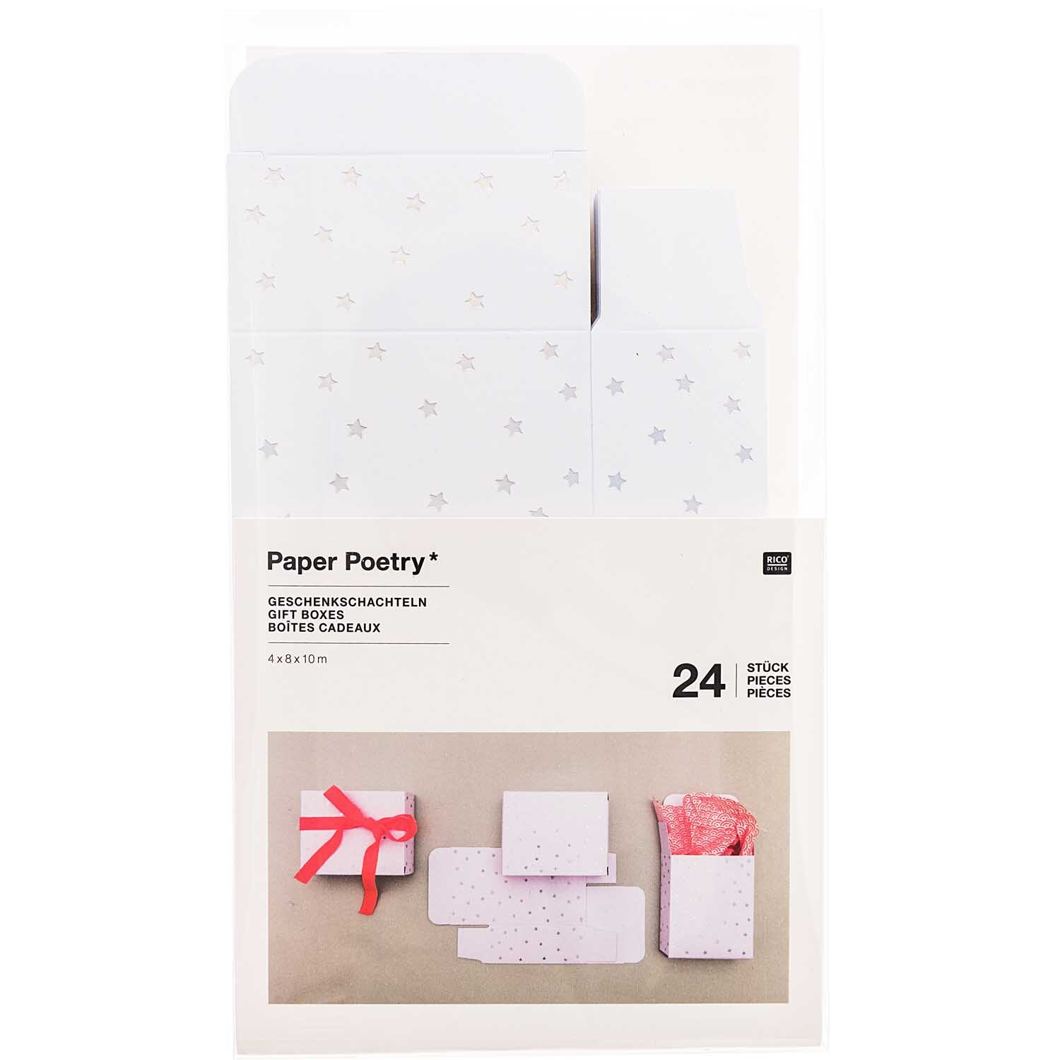 Paper Poetry Adventskalender Boxen Set 24teilig