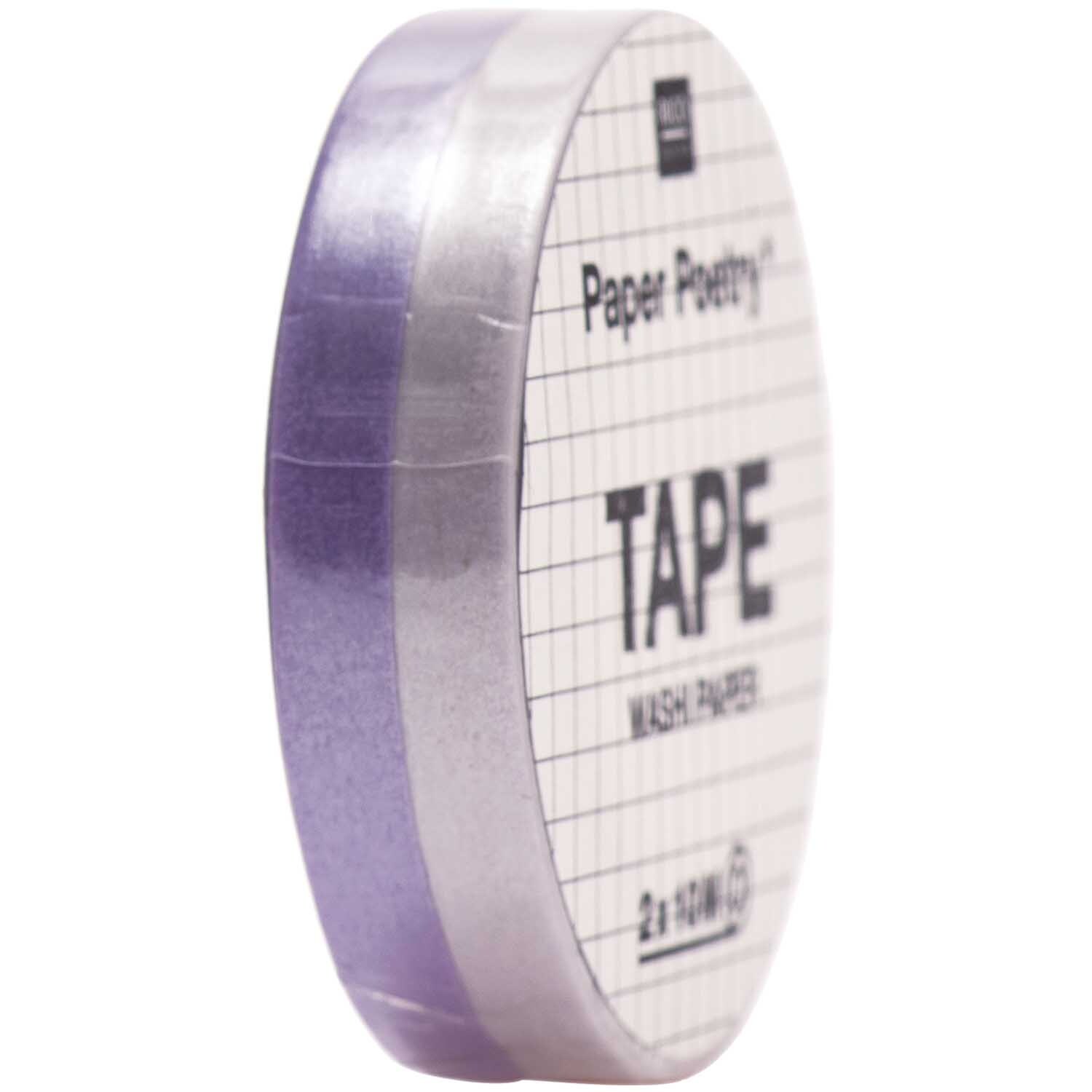 Paper Poetry Tapes uni 5mm 10m 2 Stück