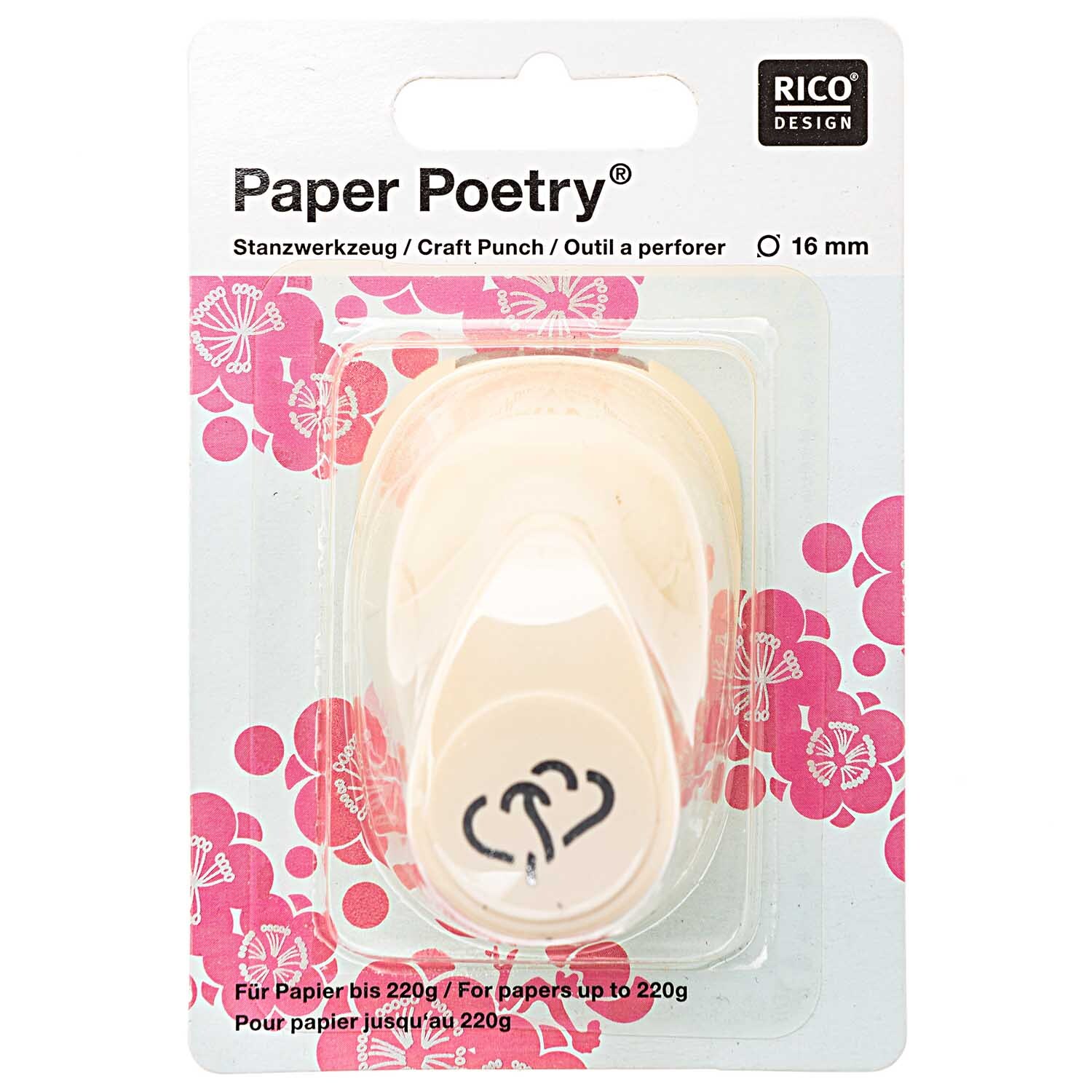 Paper Poetry Stanzer 2 Herzen 1,6cm