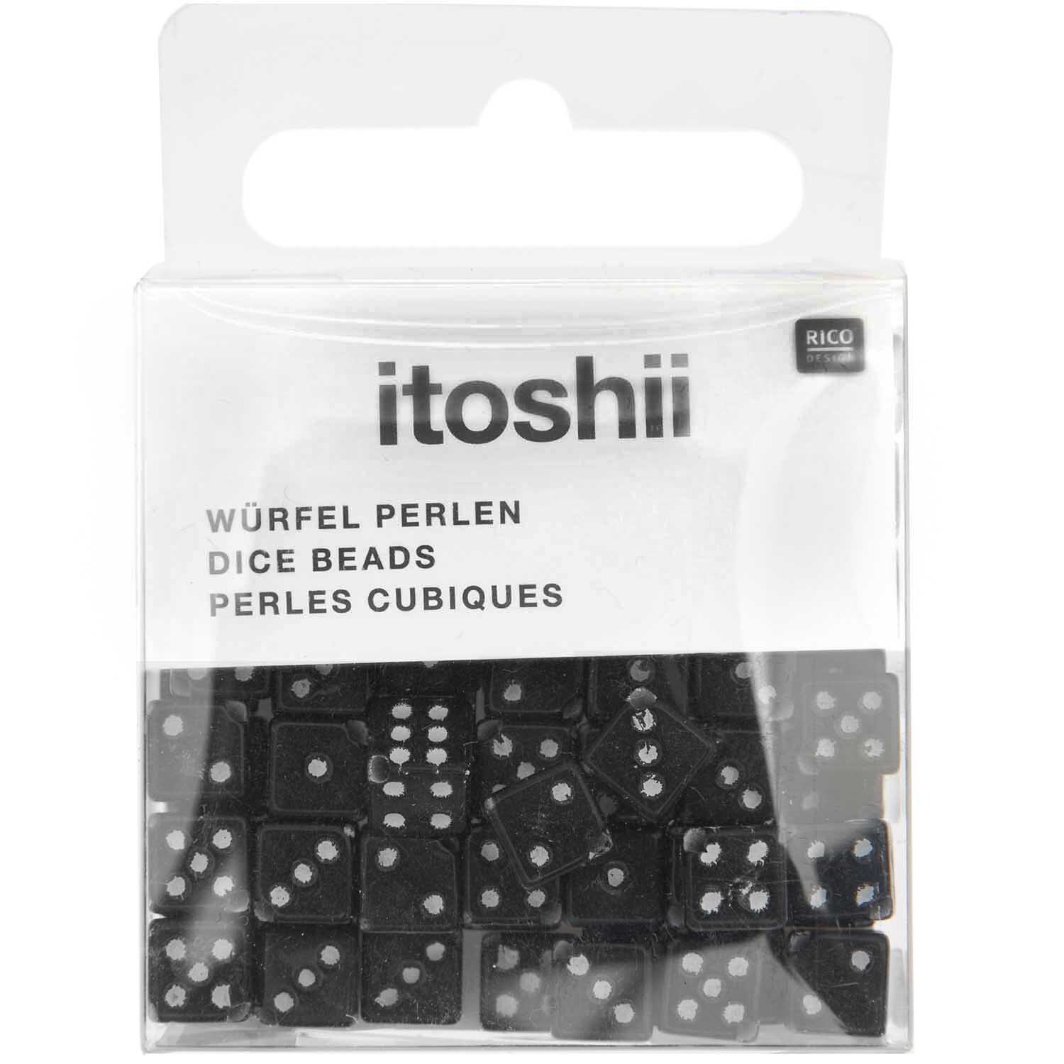 itoshii Perlen Würfel 6mm 96 Stück