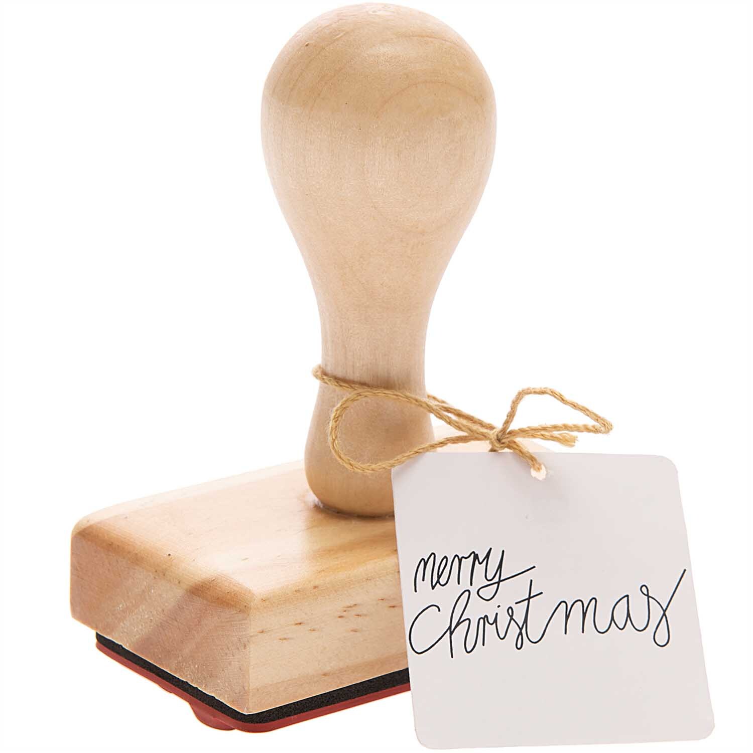 Stempel Merry Christmas 7x4cm